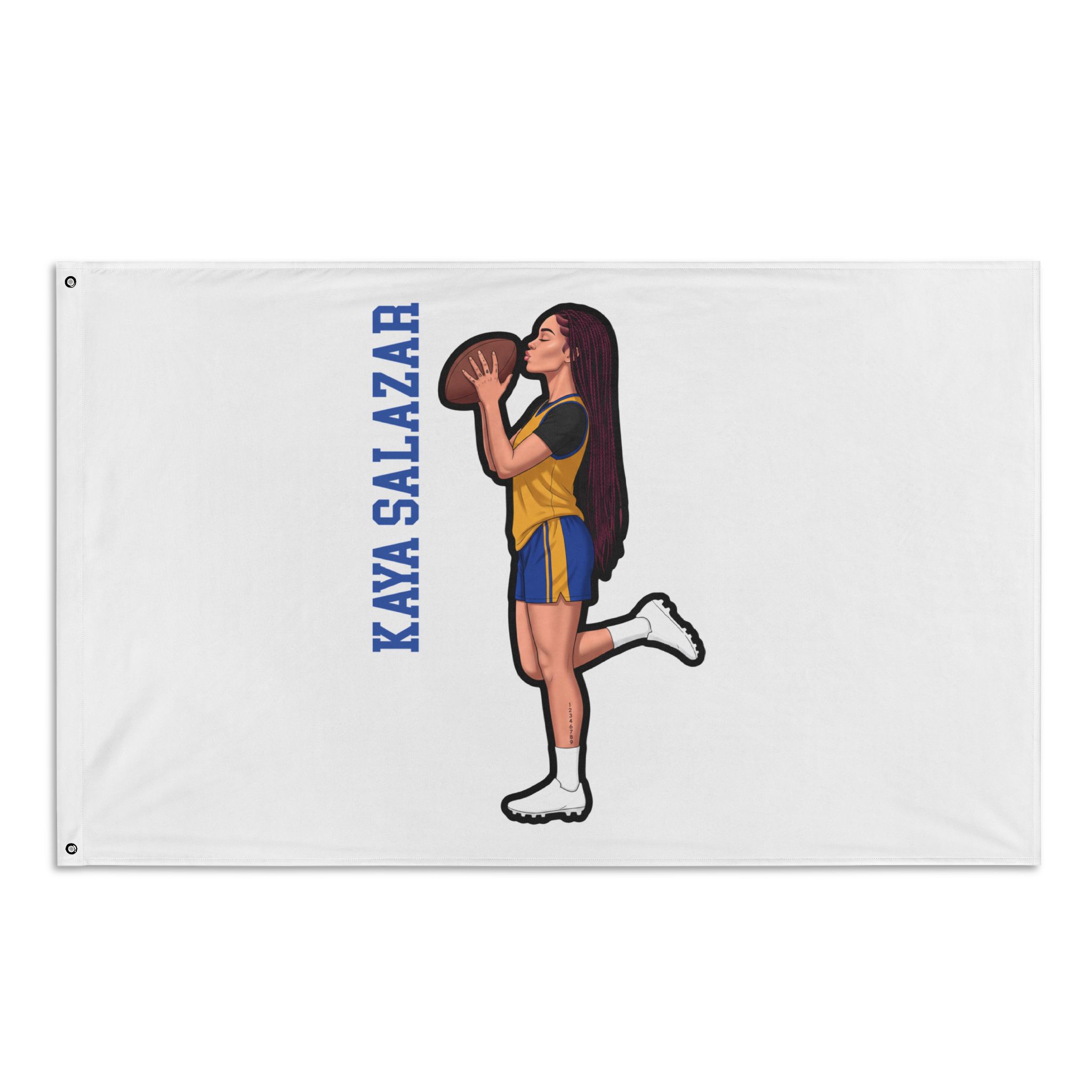 Flag (35 × 56 in) — character_name_vertical in Classic