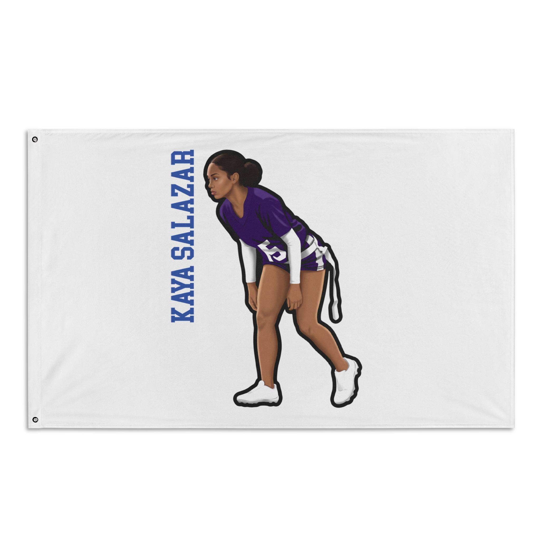Flag (35 × 56 in) — character_name_vertical in Classic