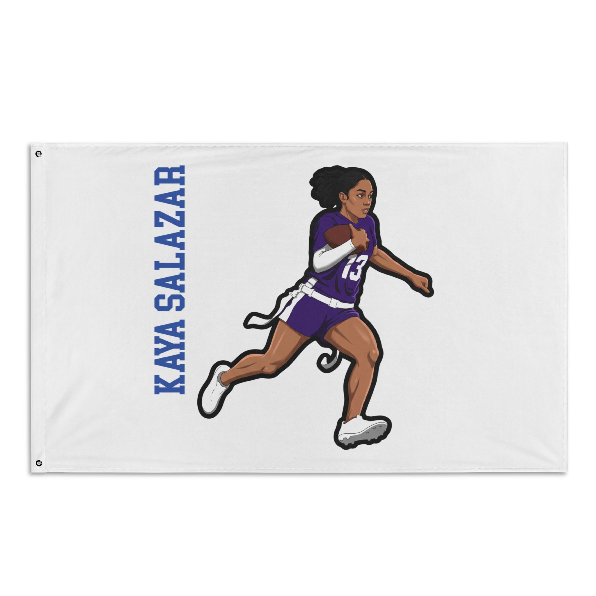 Flag (35 × 56 in) — character_name_vertical in Classic