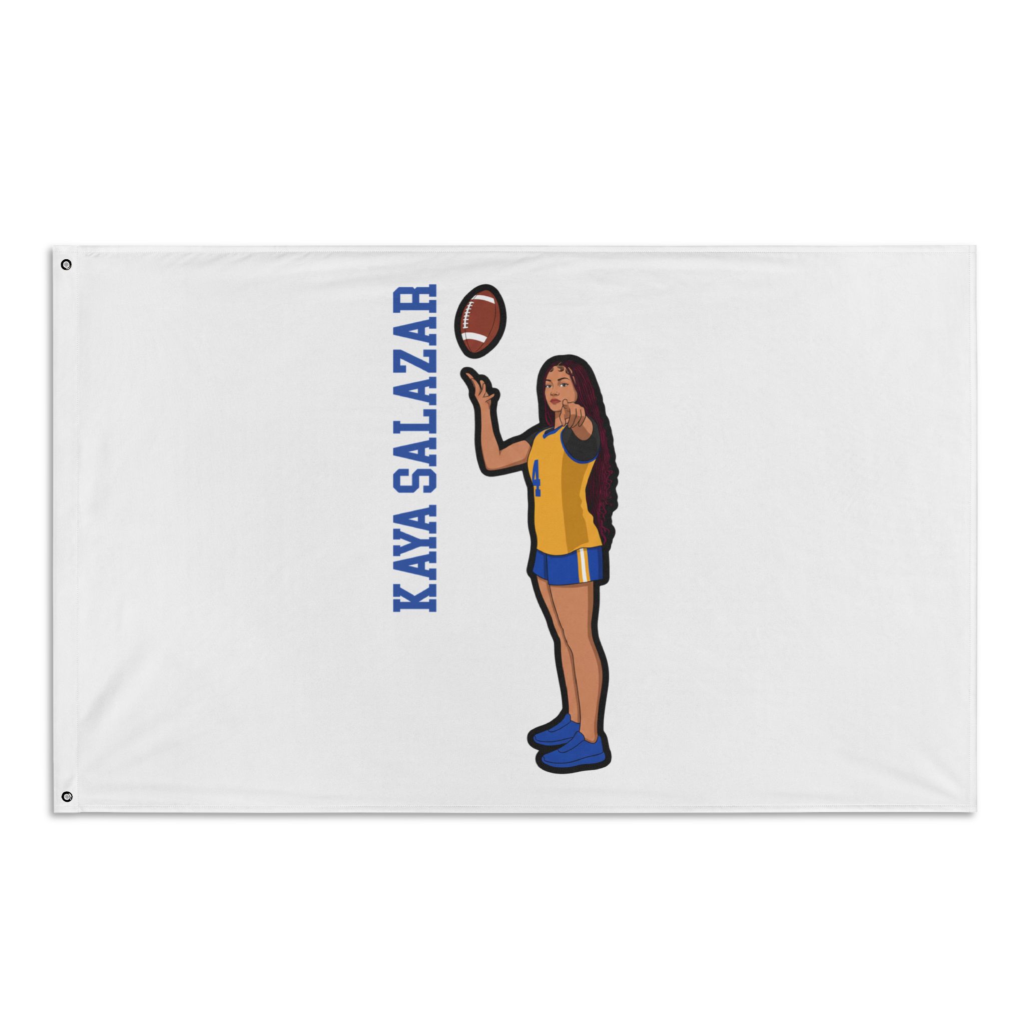 Flag (35 × 56 in) — character_name_vertical in Classic