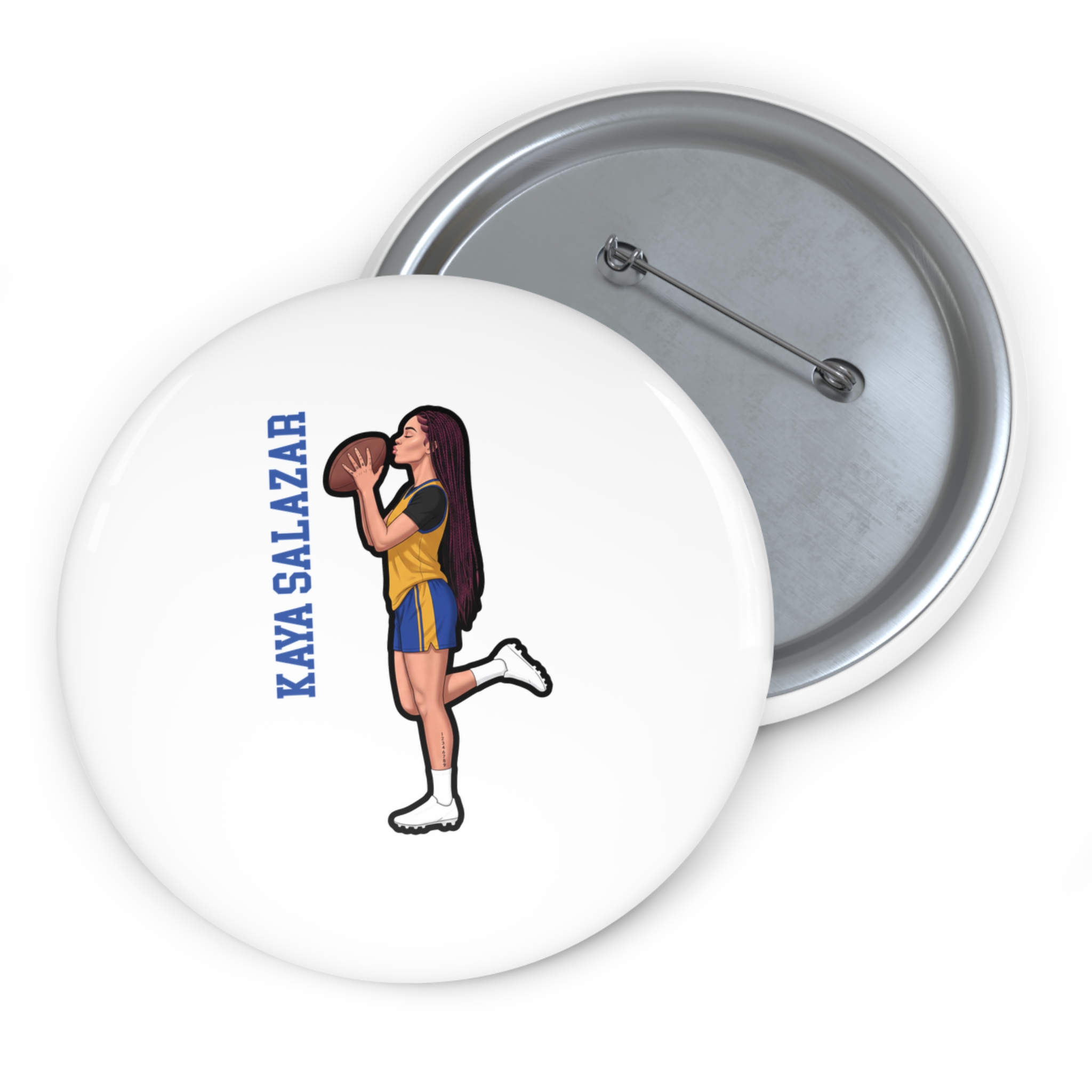 Game Day Pin — character_name_vertical in Classic