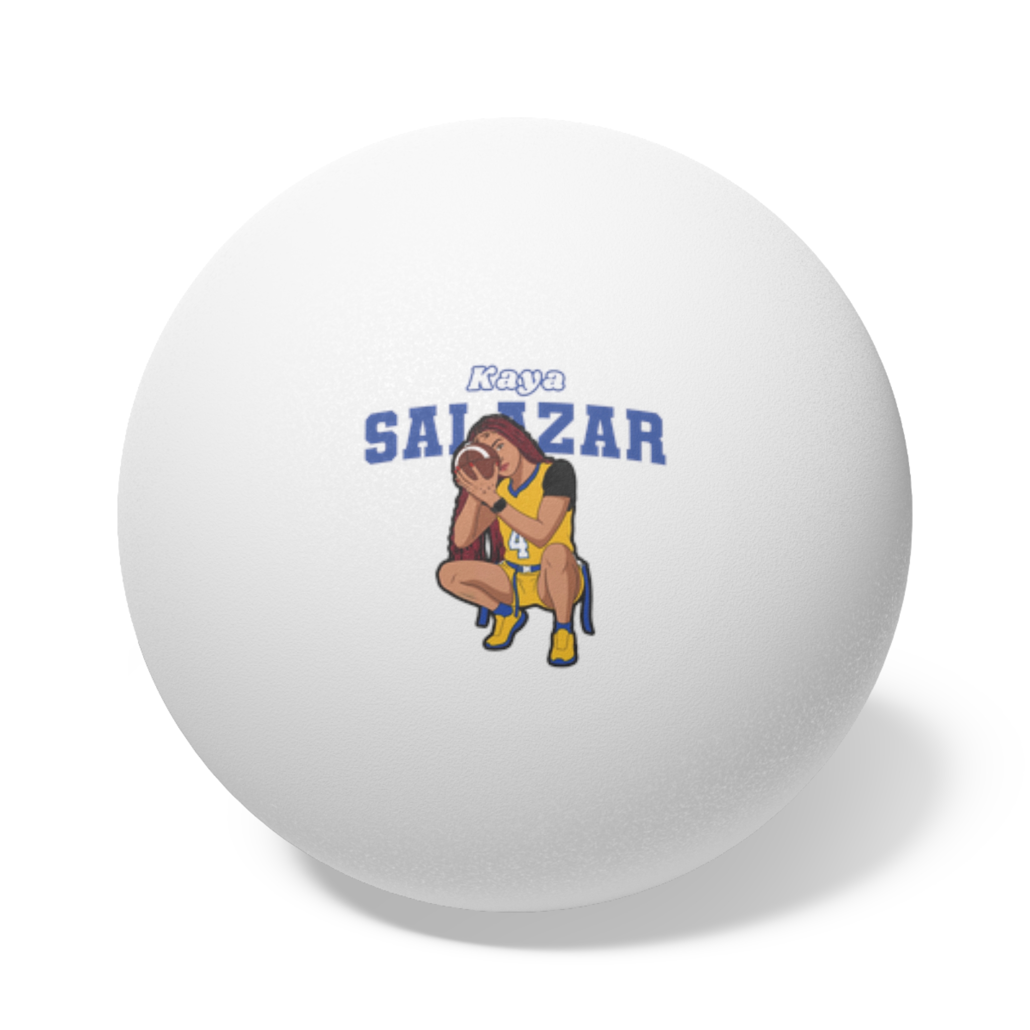 Ping Pong Balls, 6 pcs — character_name_arch in White