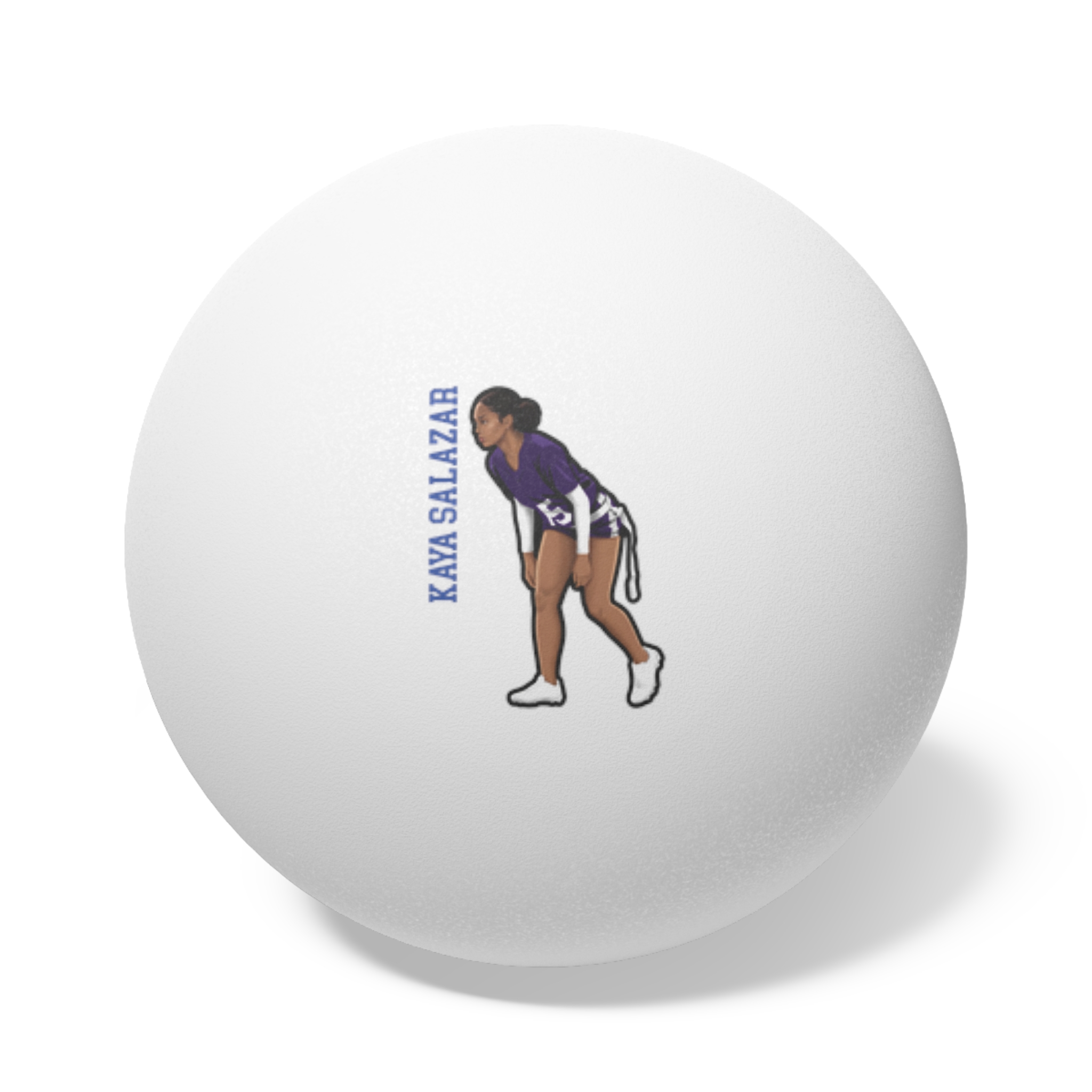 Ping Pong Balls, 6 pcs — character_name_vertical in White