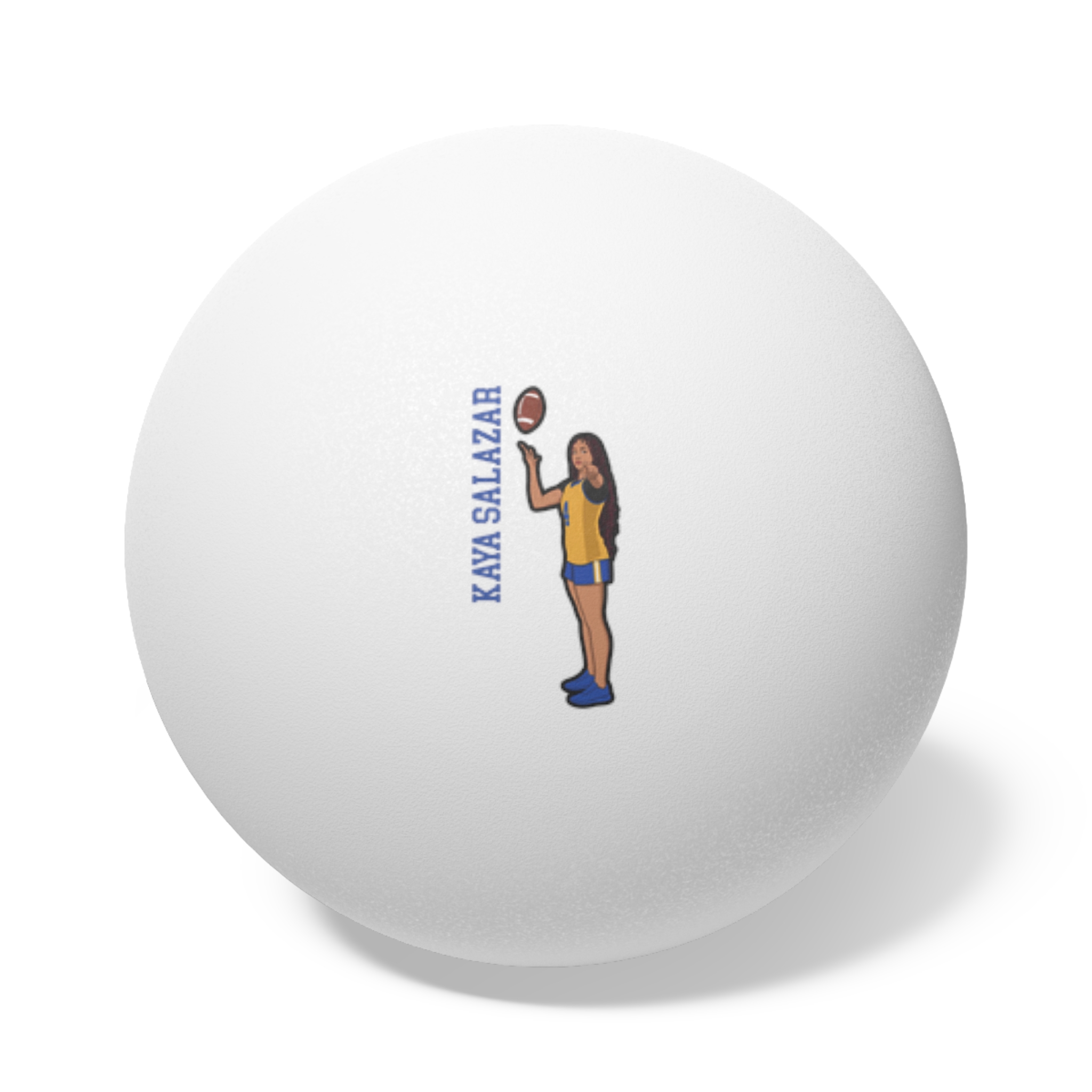 Ping Pong Balls, 6 pcs — character_name_vertical in White