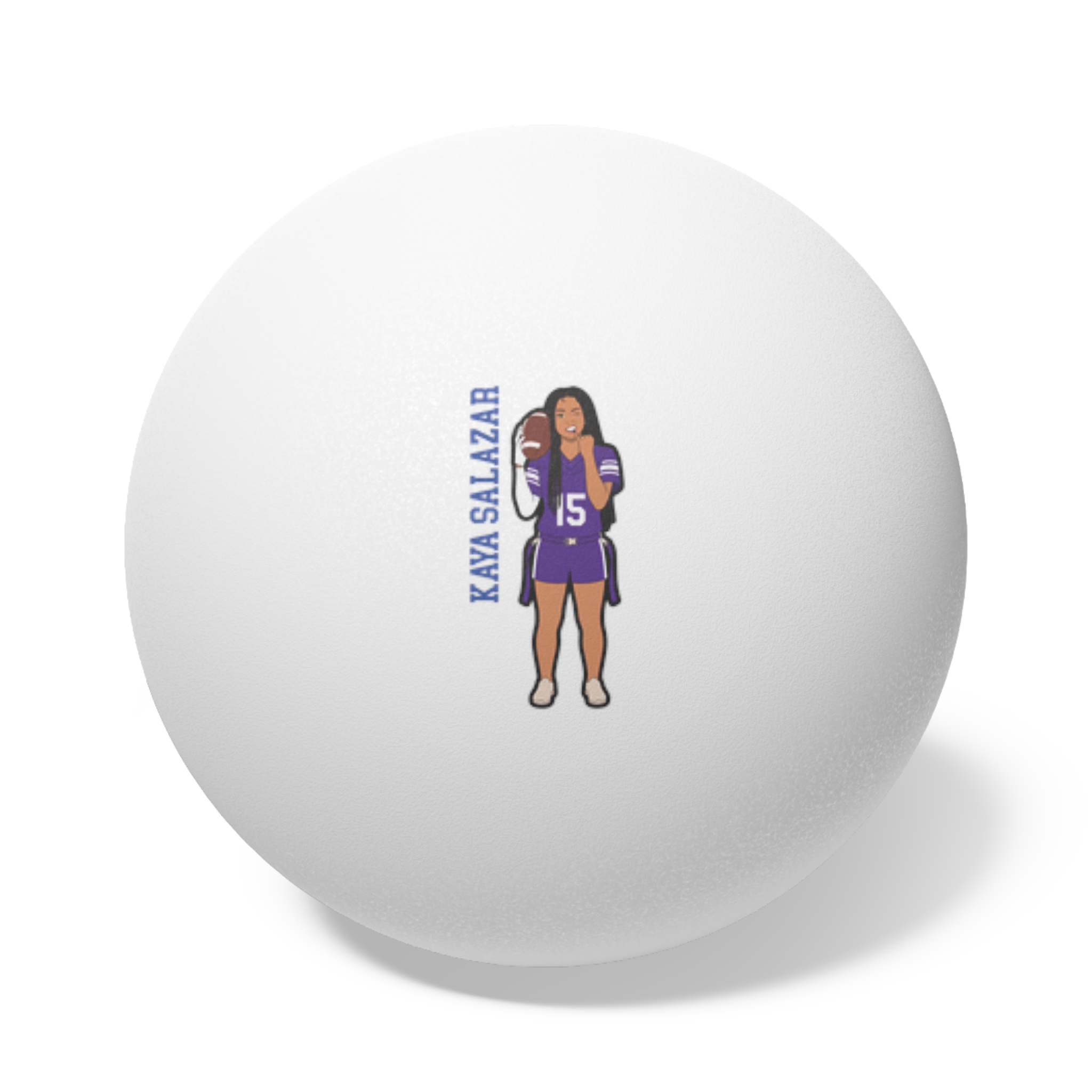 Ping Pong Balls, 6 pcs — character_name_vertical in White
