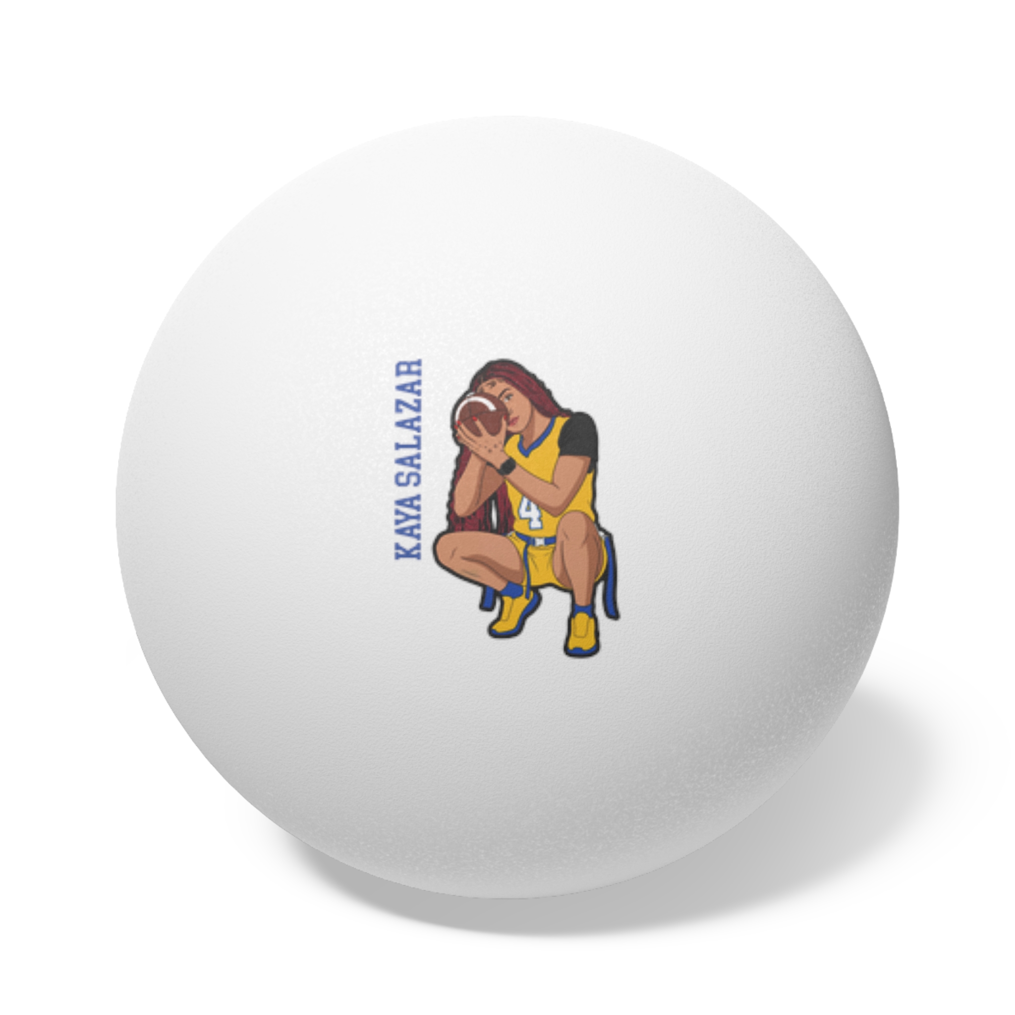 Ping Pong Balls, 6 pcs — character_name_vertical in White