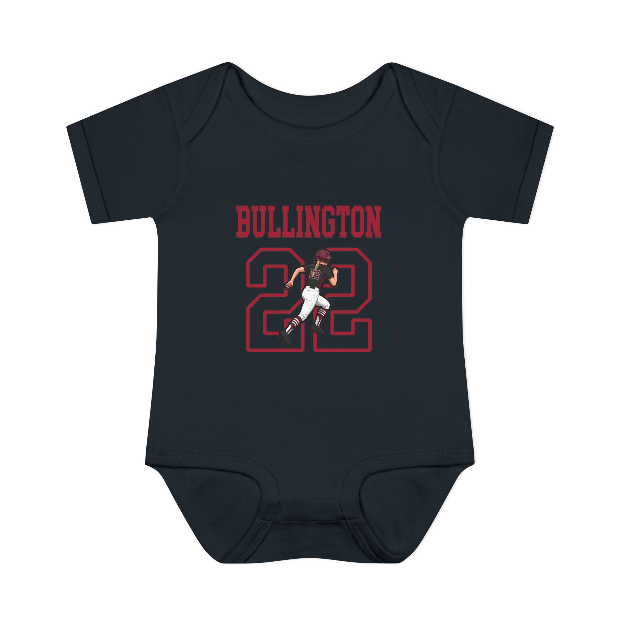 Baby Onesie — character_shirsey in Black