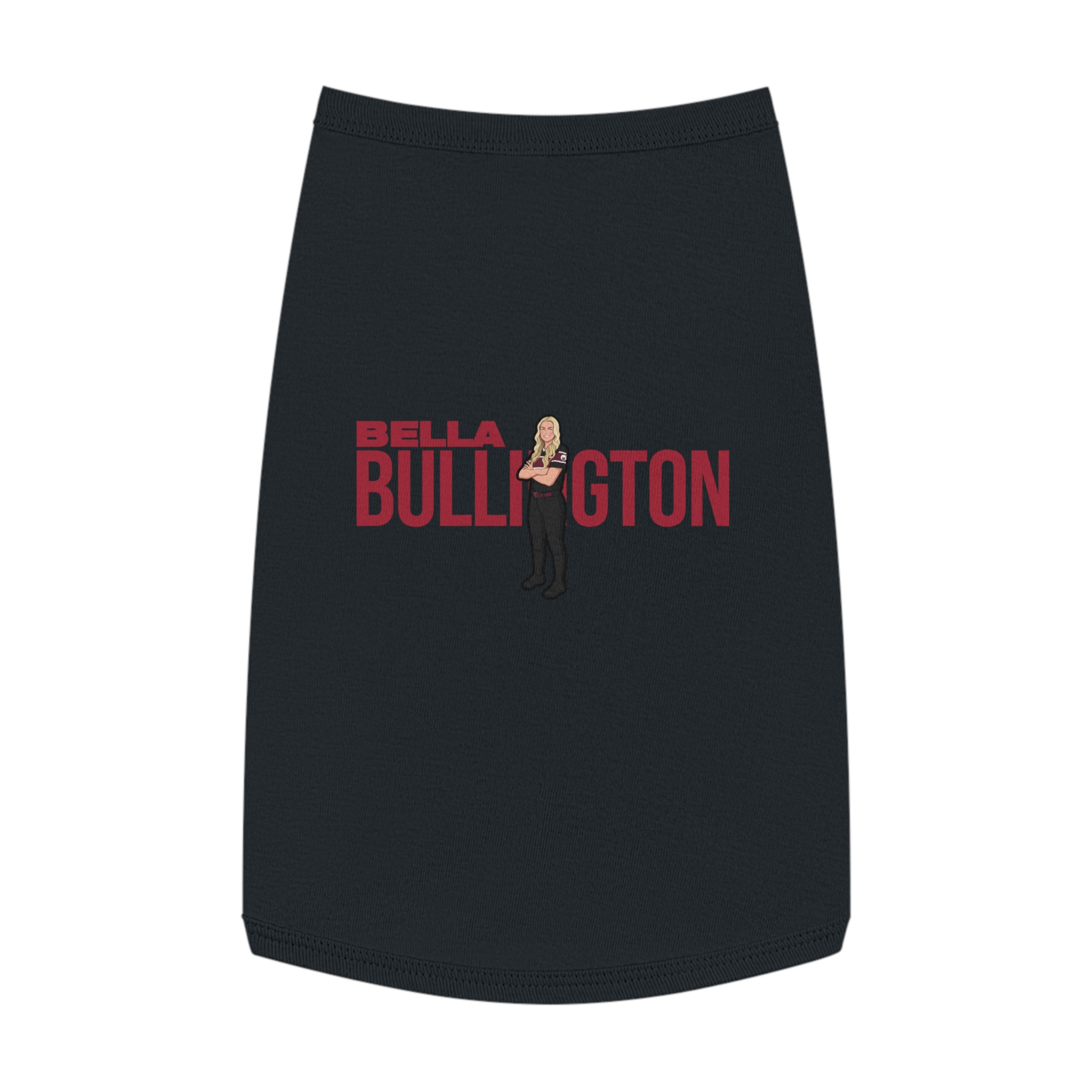 Pet Tank Top — character_player_name in White