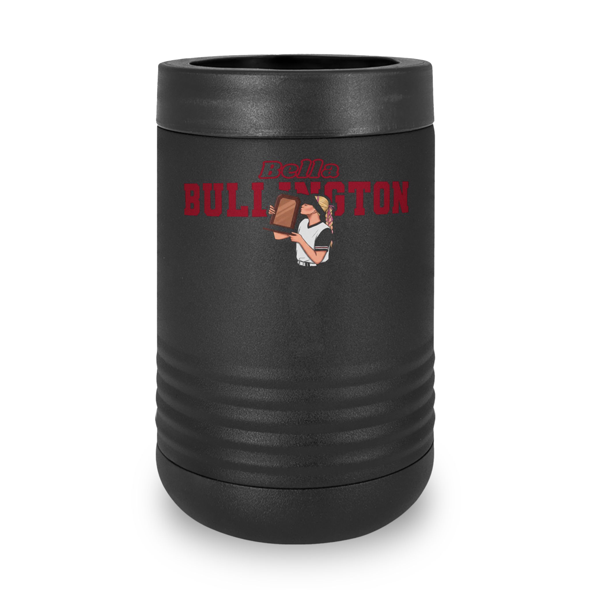 Stainless Can Cooler — character_name_arch in Black