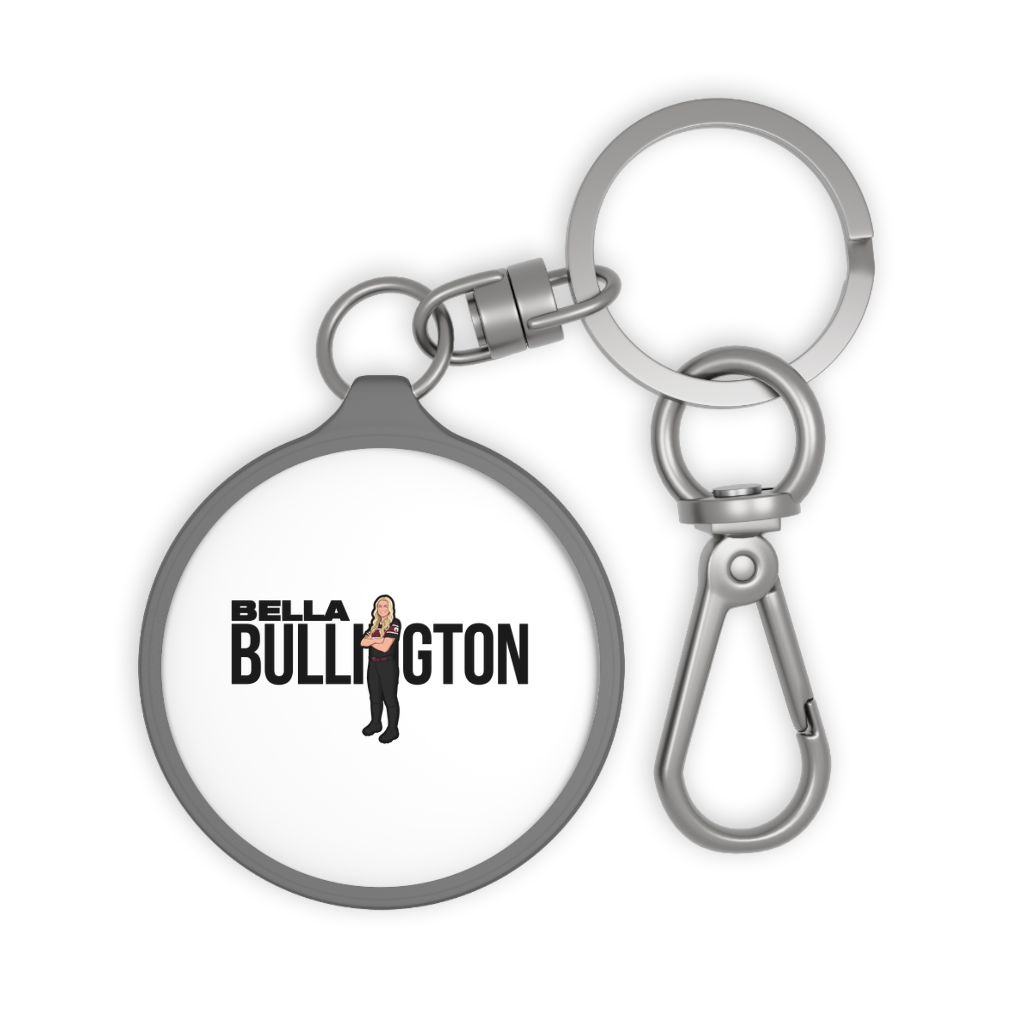 Keychain — character_player_name in Grey