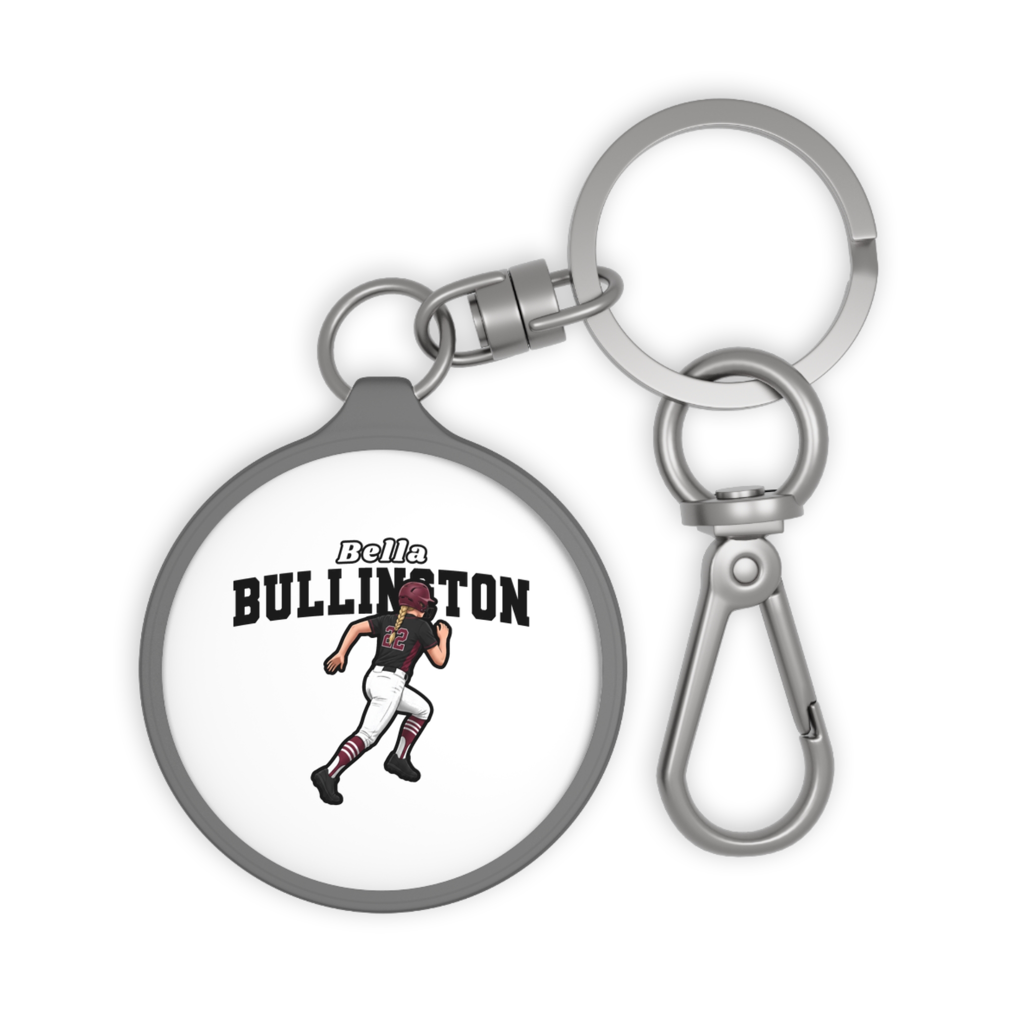 Keychain — character_name_arch in Grey