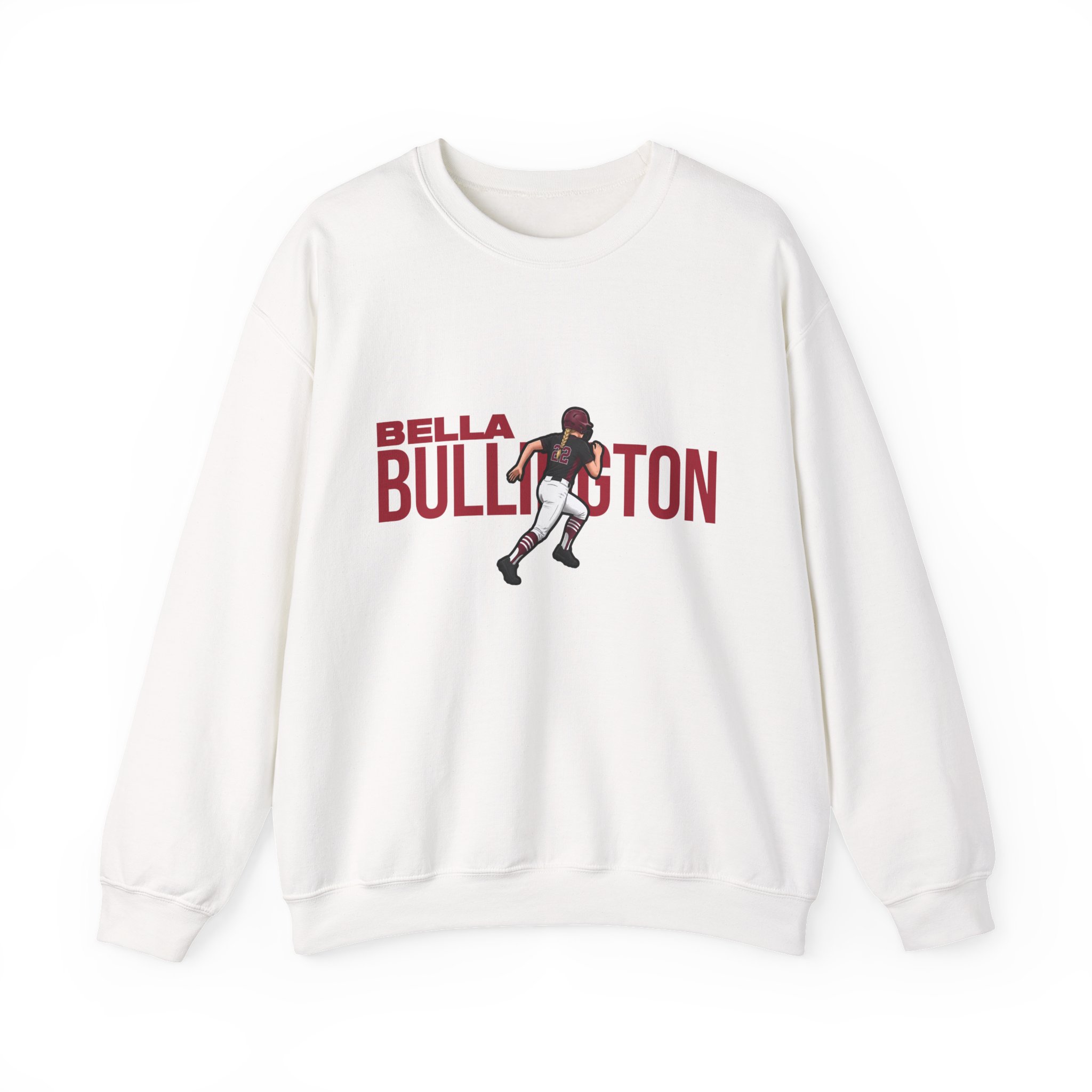 Crewneck Sweatshirt — character_player_name in White