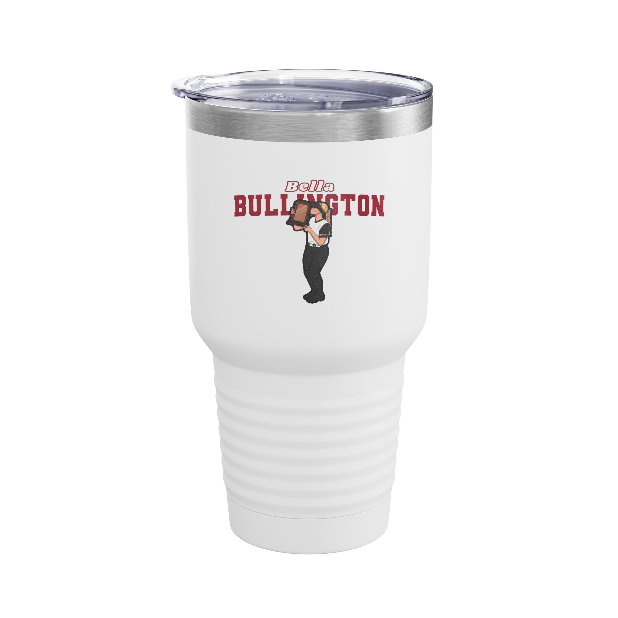 30oz Tumbler — character_name_arch in White
