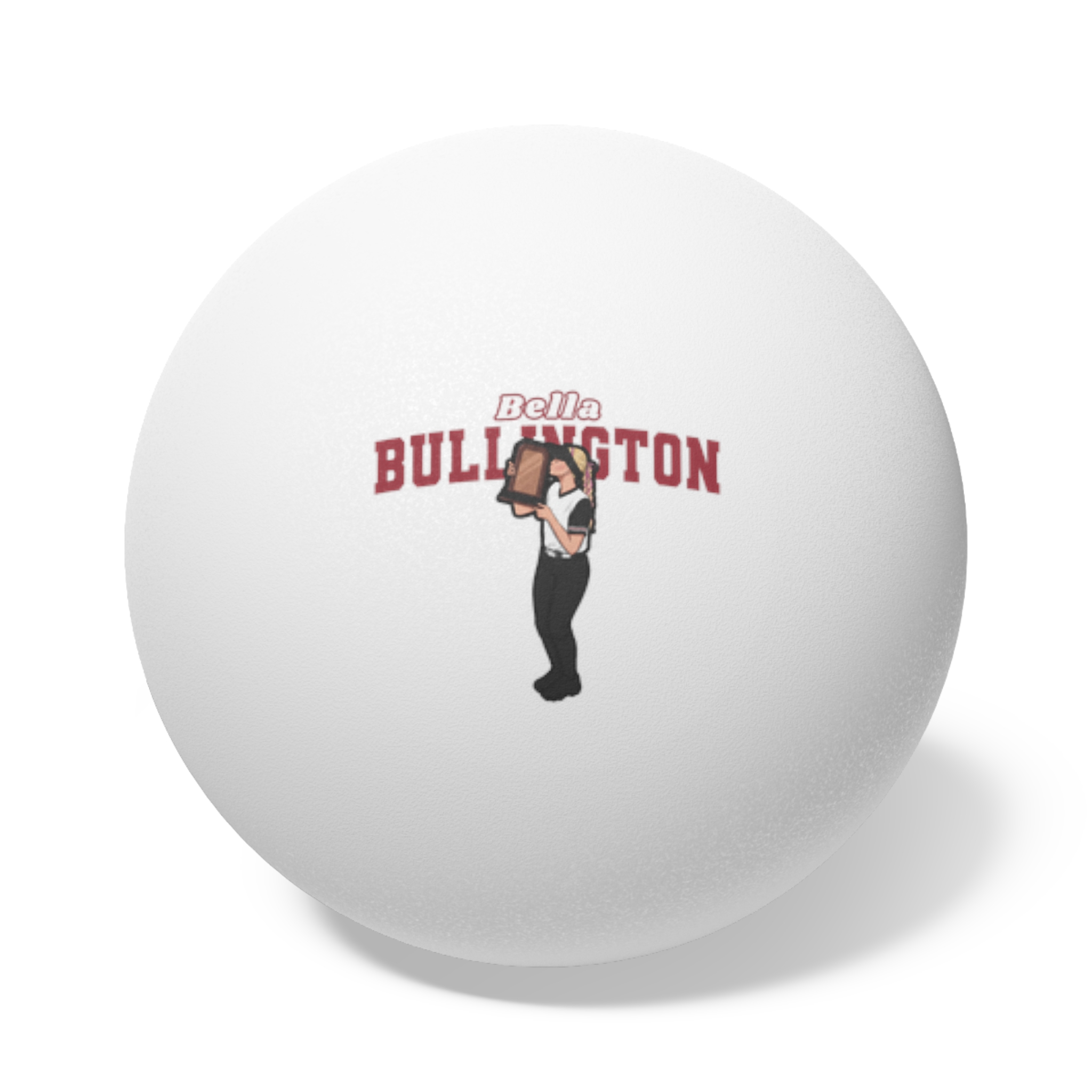 Ping Pong Balls, 6 pcs — character_name_arch in White