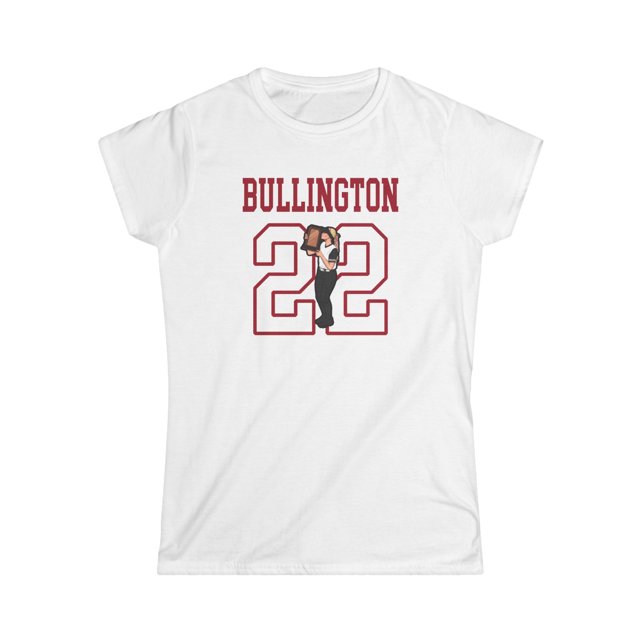 Women's Softstyle Tee — character_shirsey in White
