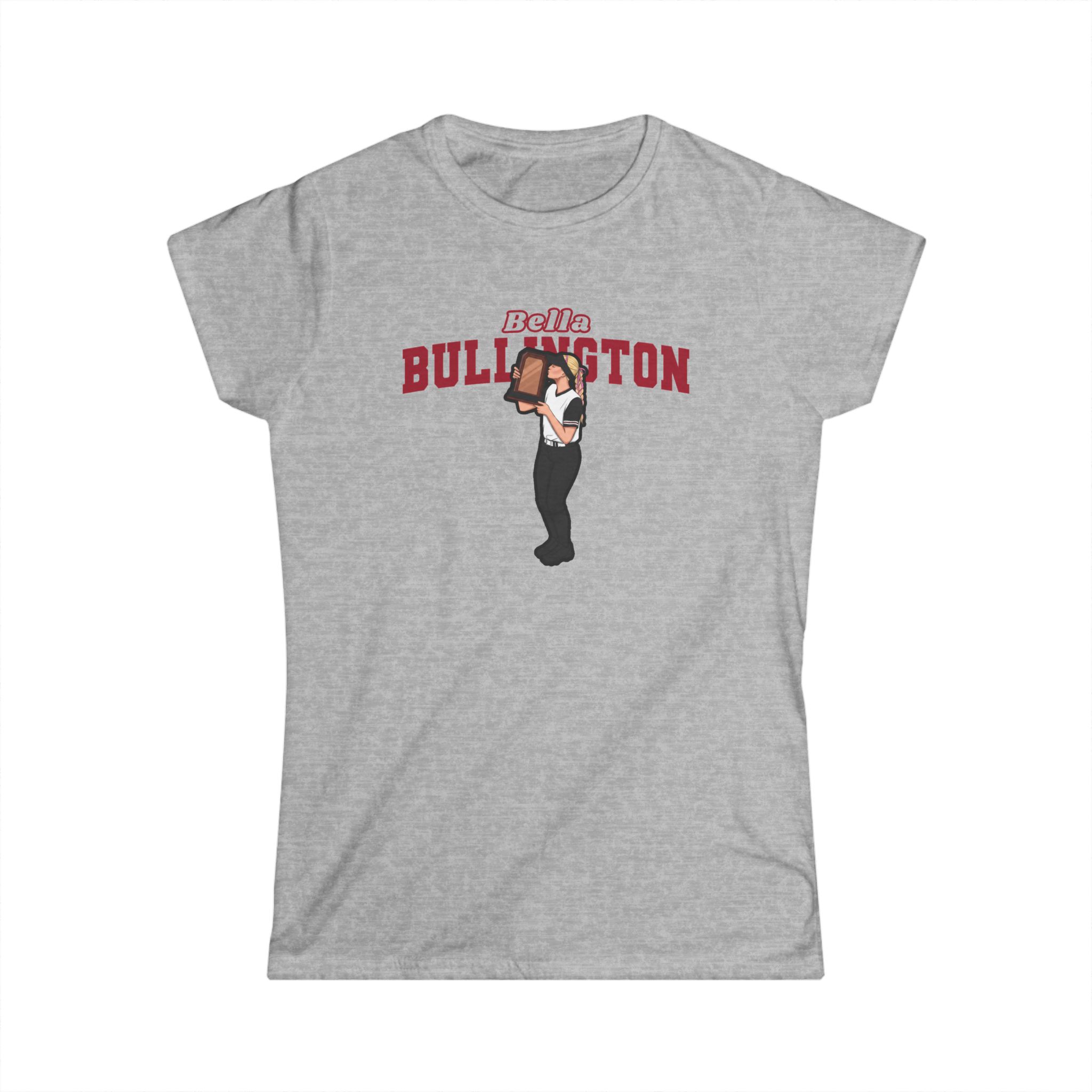 Women's Softstyle Tee — character_name_arch in Grey