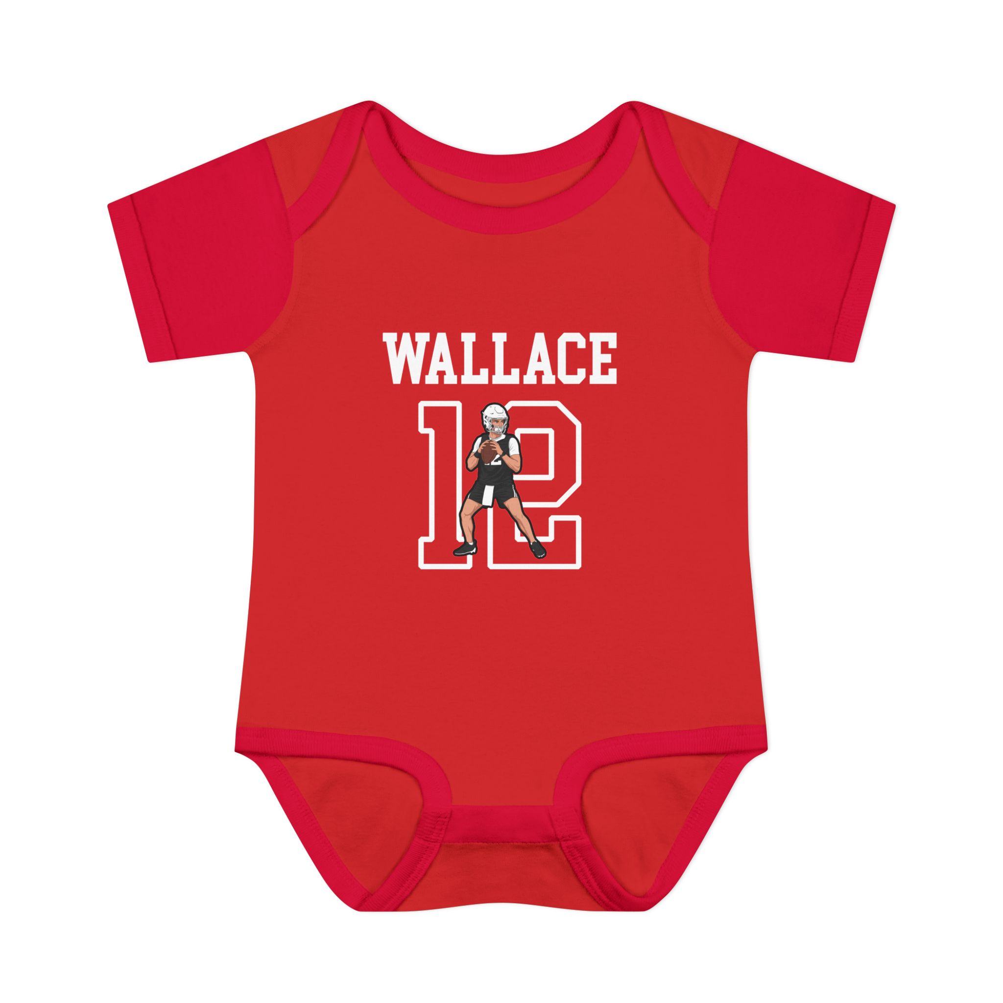 Baby Onesie — character_shirsey in Red