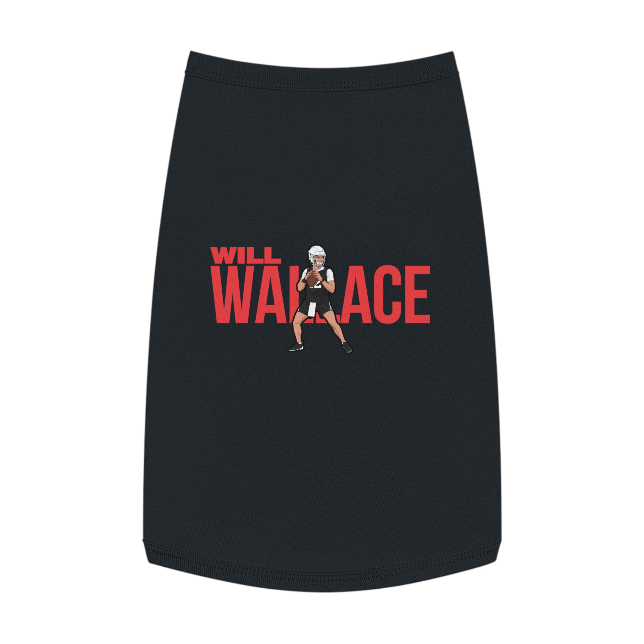 Pet Tank Top — character_player_name in White