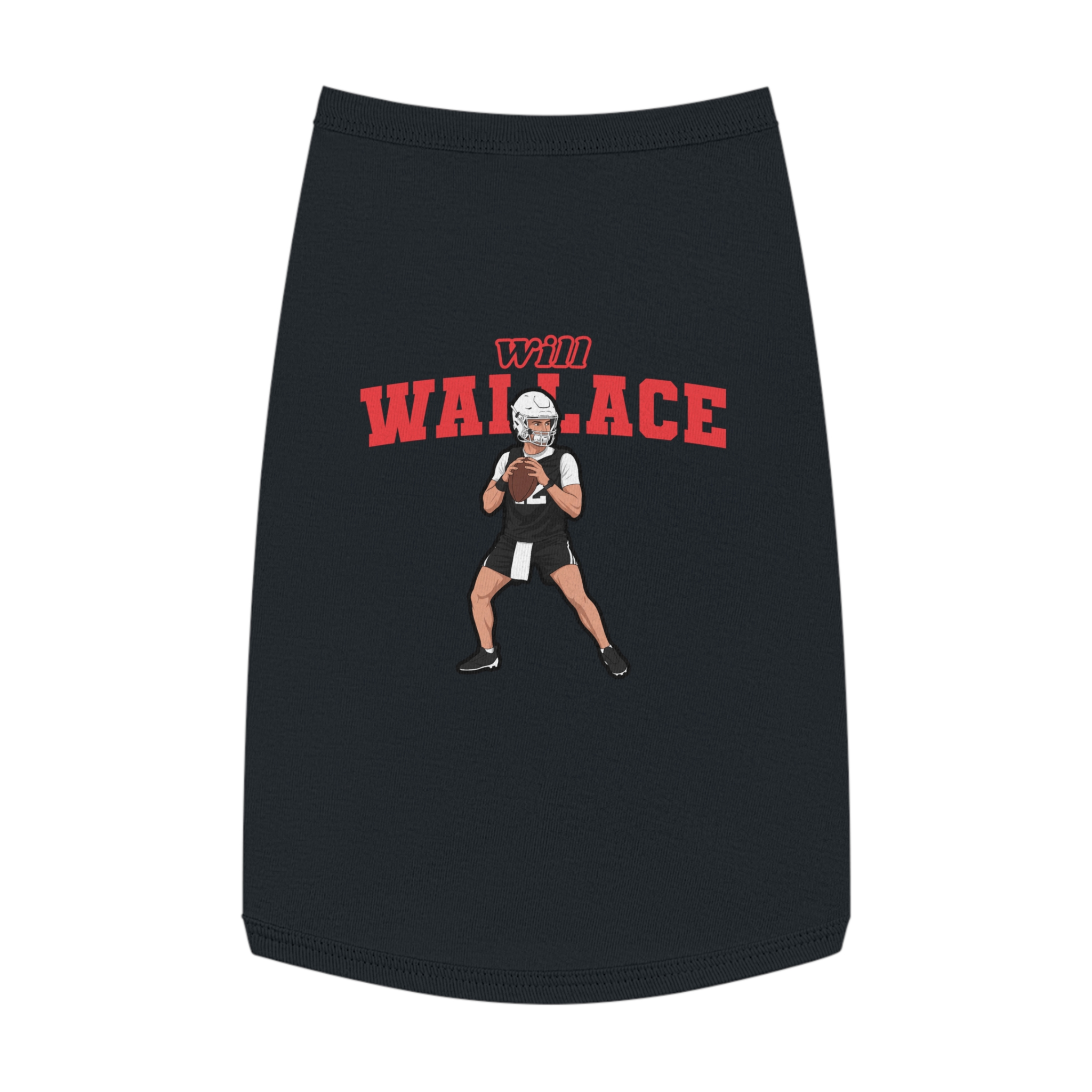 Pet Tank Top — character_name_arch in White