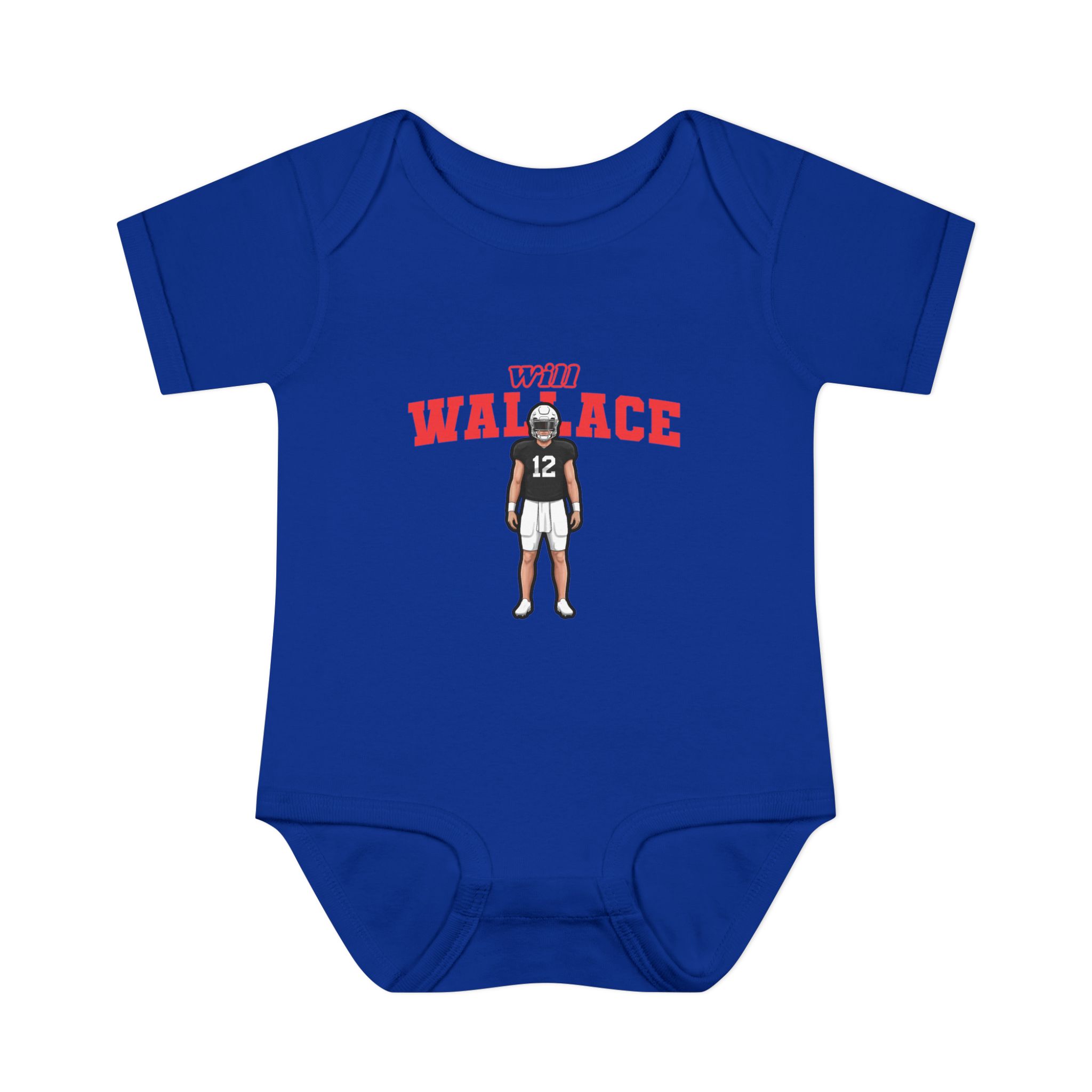 Baby Onesie — character_name_arch in Royal