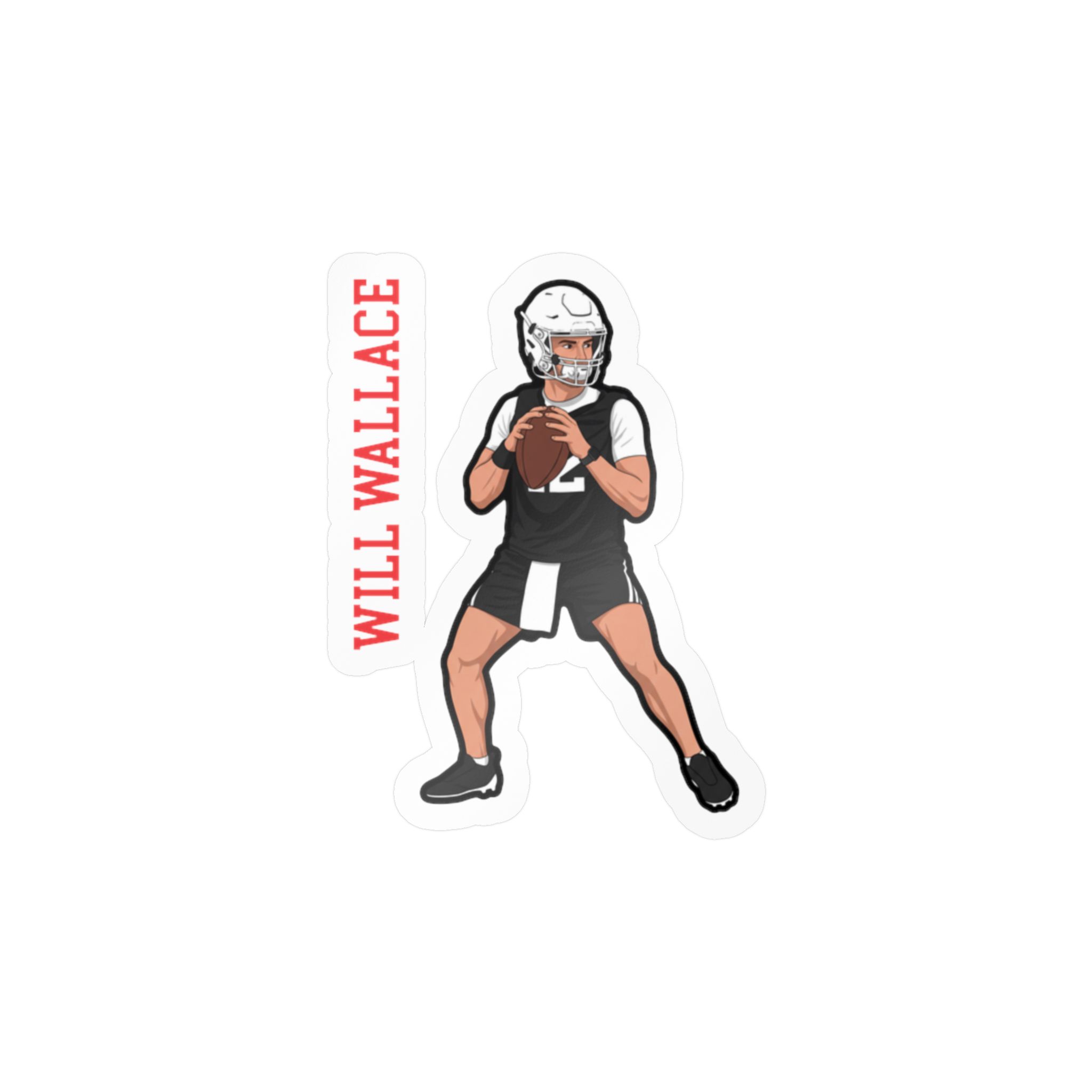 Vinyl Sticker — character_name_vertical in Classic