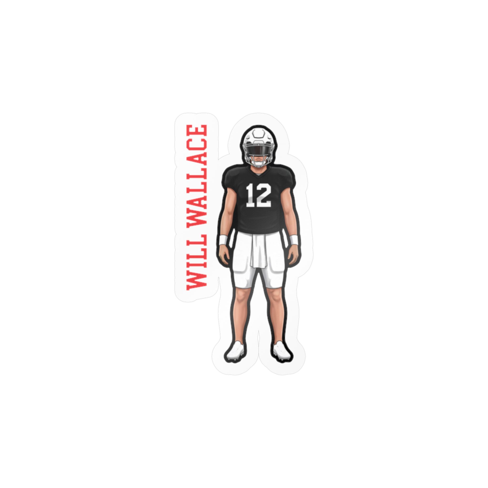 Vinyl Sticker — character_name_vertical in Classic