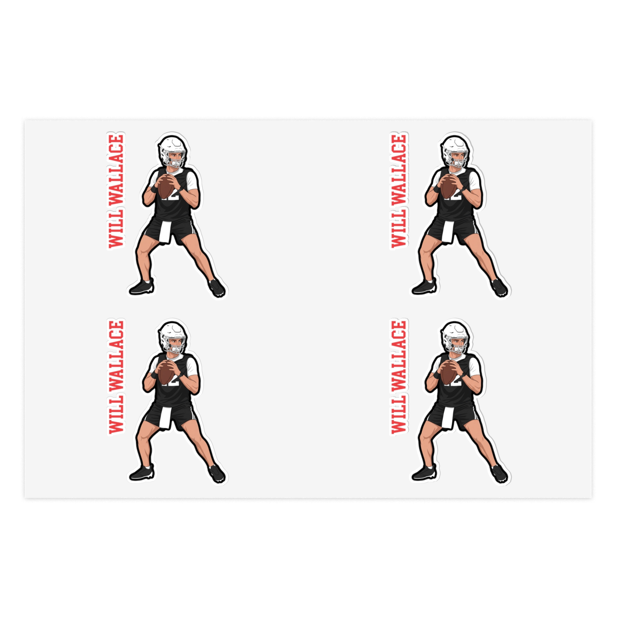 Sticker Sheet — character_name_vertical in Classic