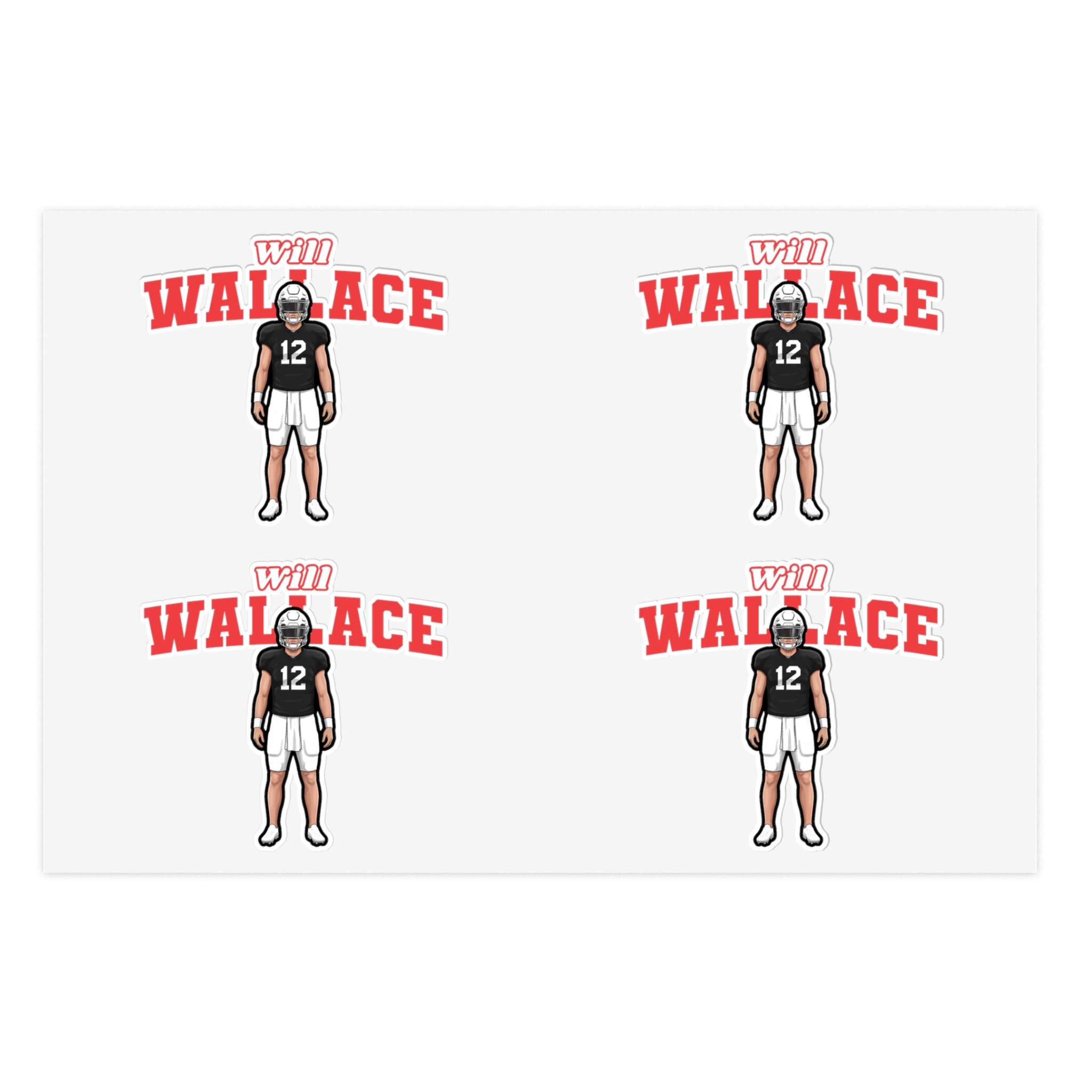 Sticker Sheet — character_name_arch in Classic