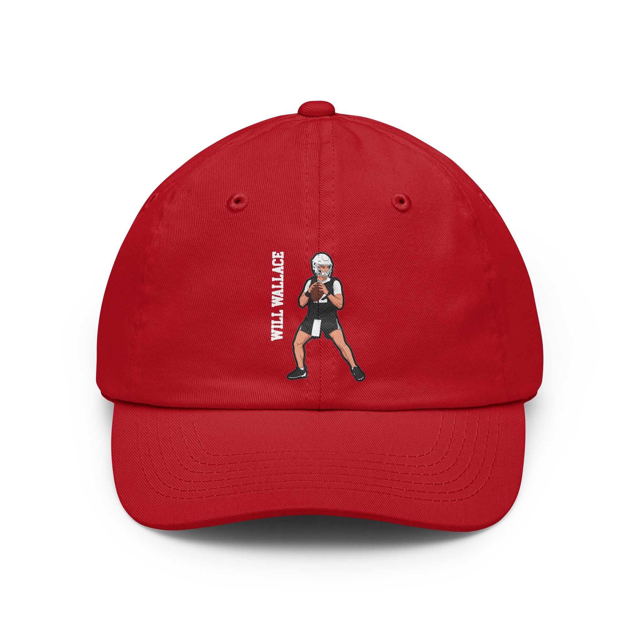 Classic Cap — character_name_vertical in Red