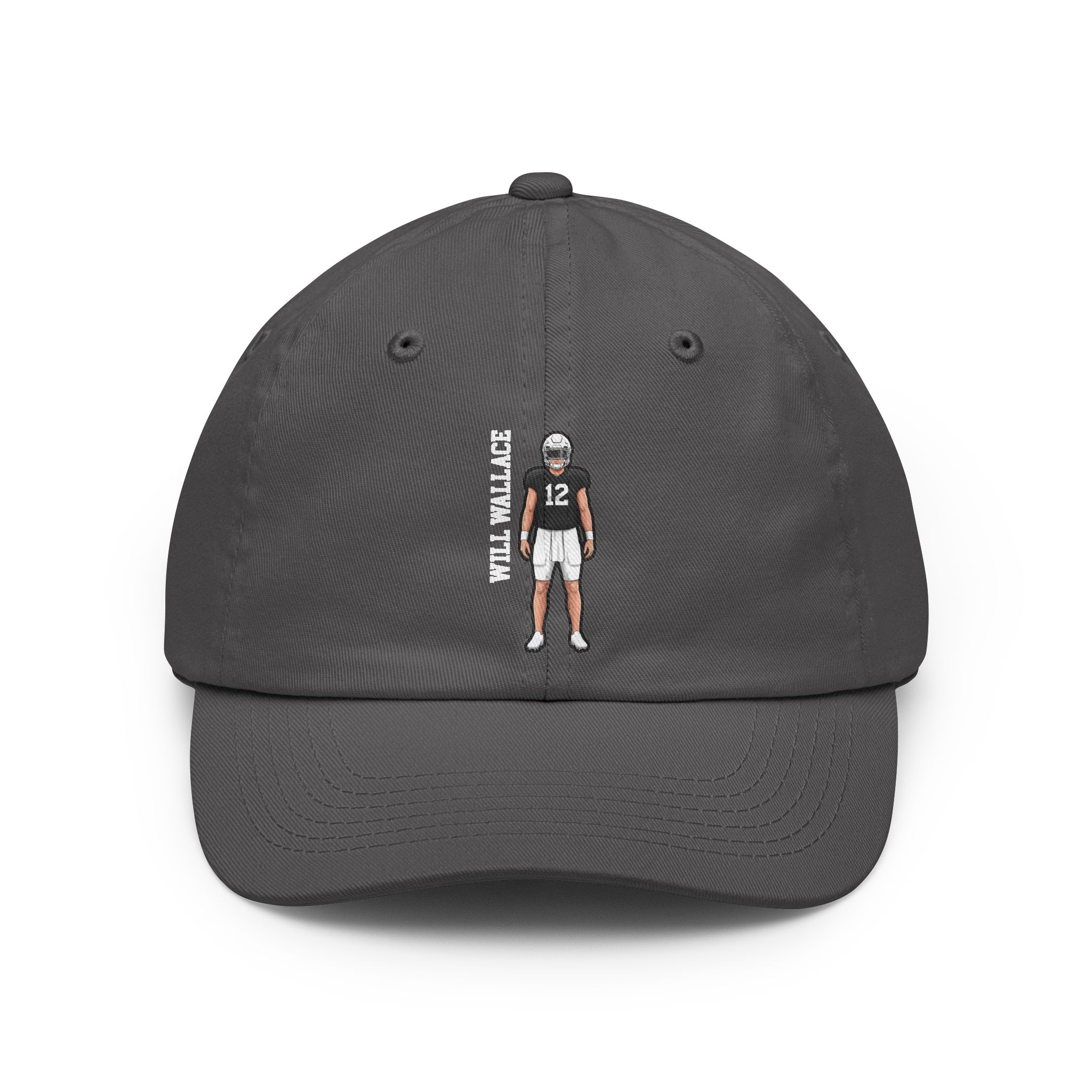 Classic Cap — character_name_vertical in Grey