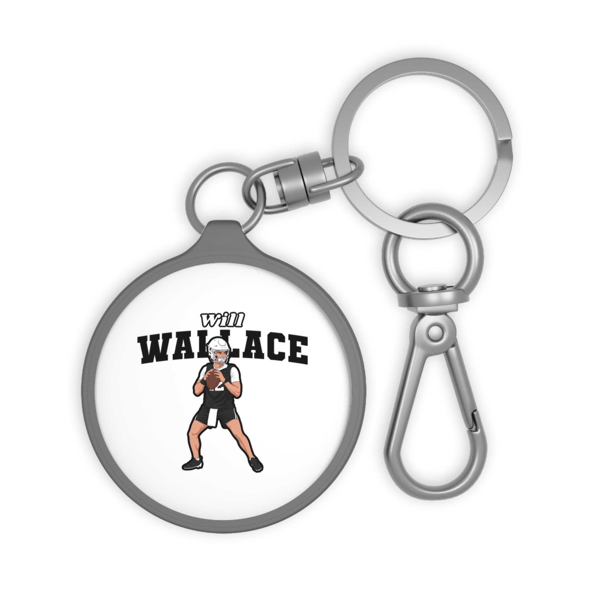 Keychain — character_name_arch in Grey
