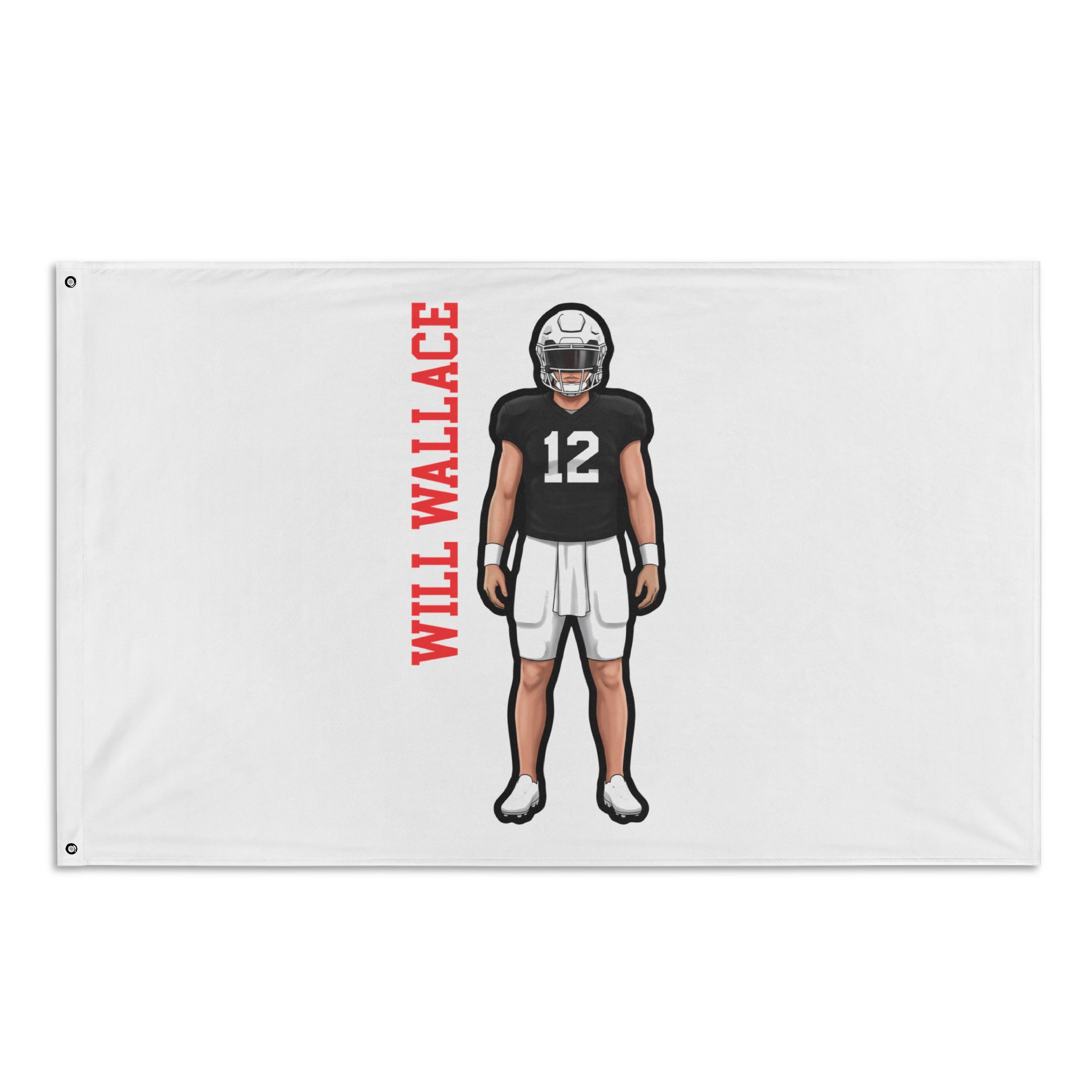Flag (35 × 56 in) — character_name_vertical in Classic