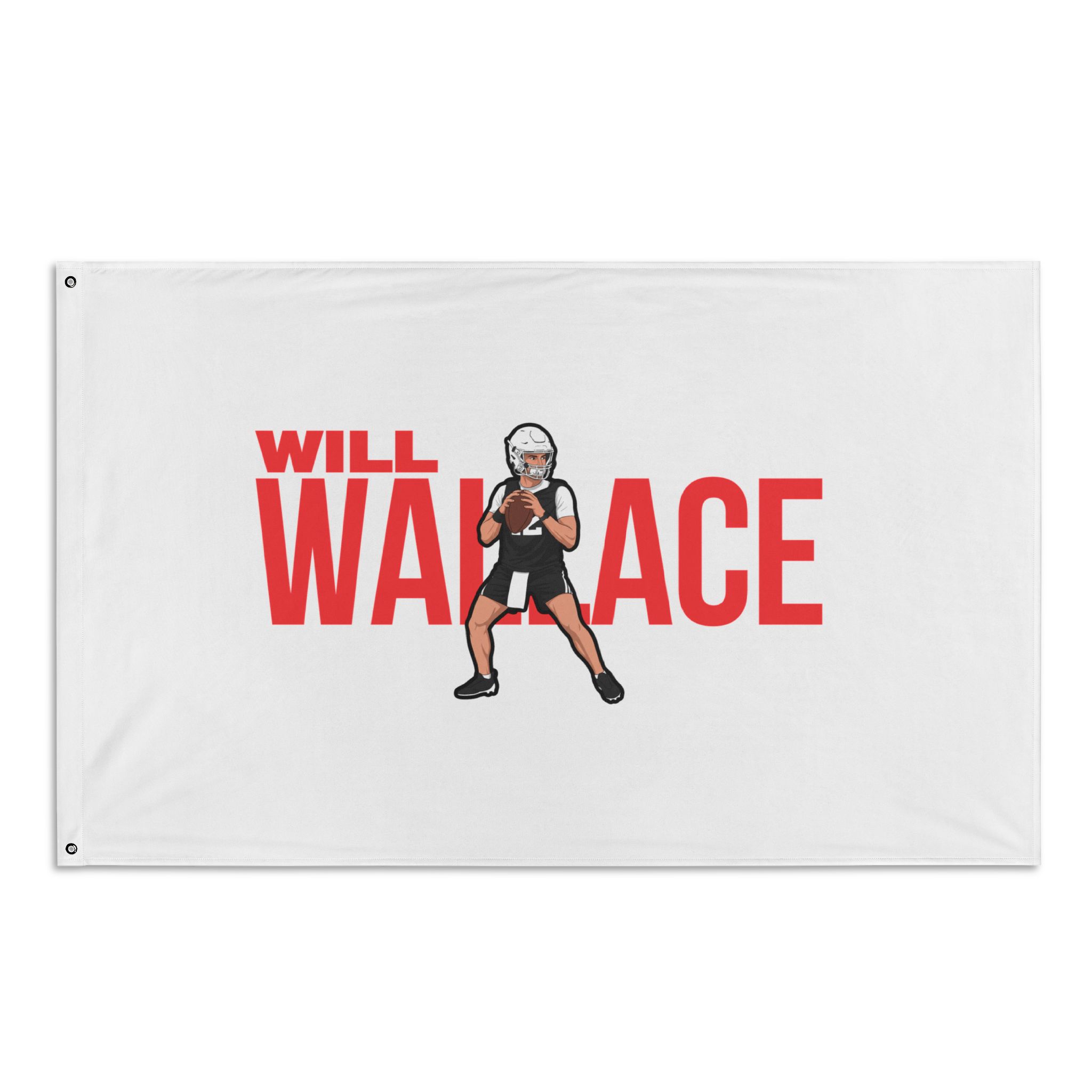 Flag (35 × 56 in) — character_player_name in Classic