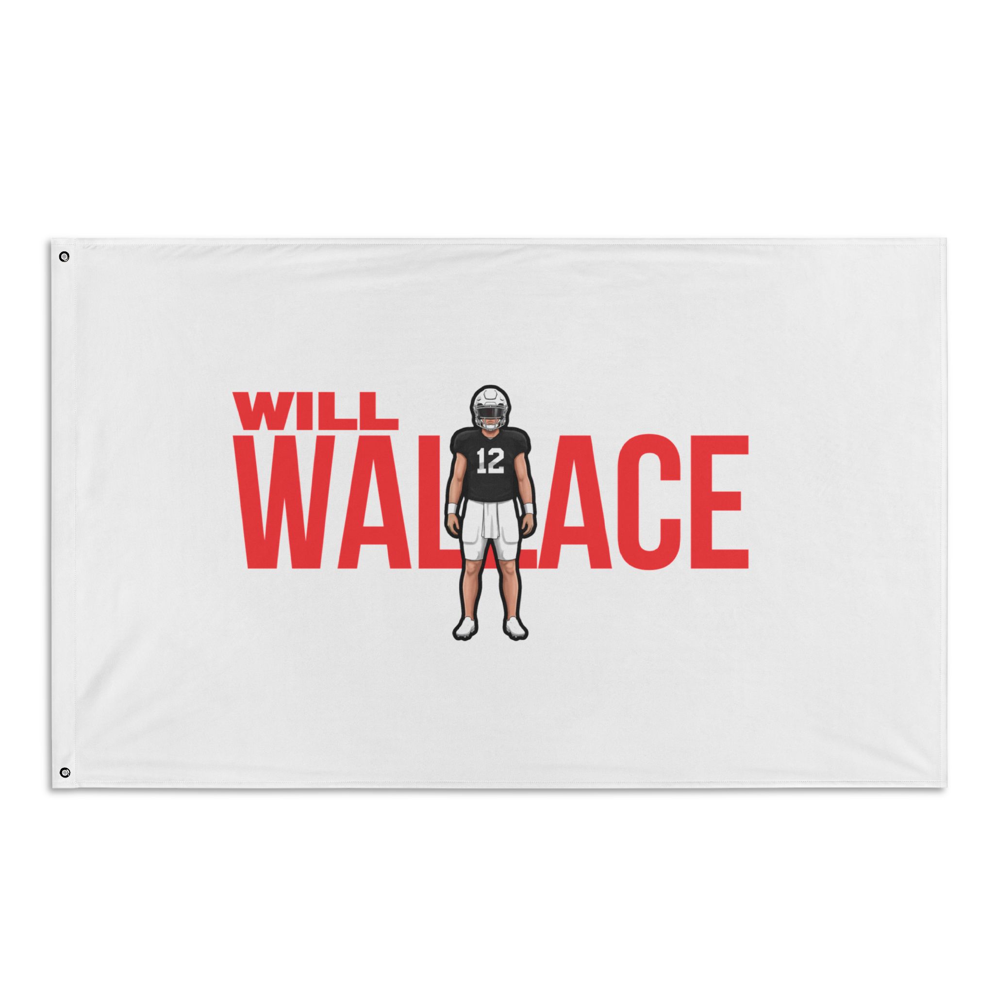 Flag (35 × 56 in) — character_player_name in Classic