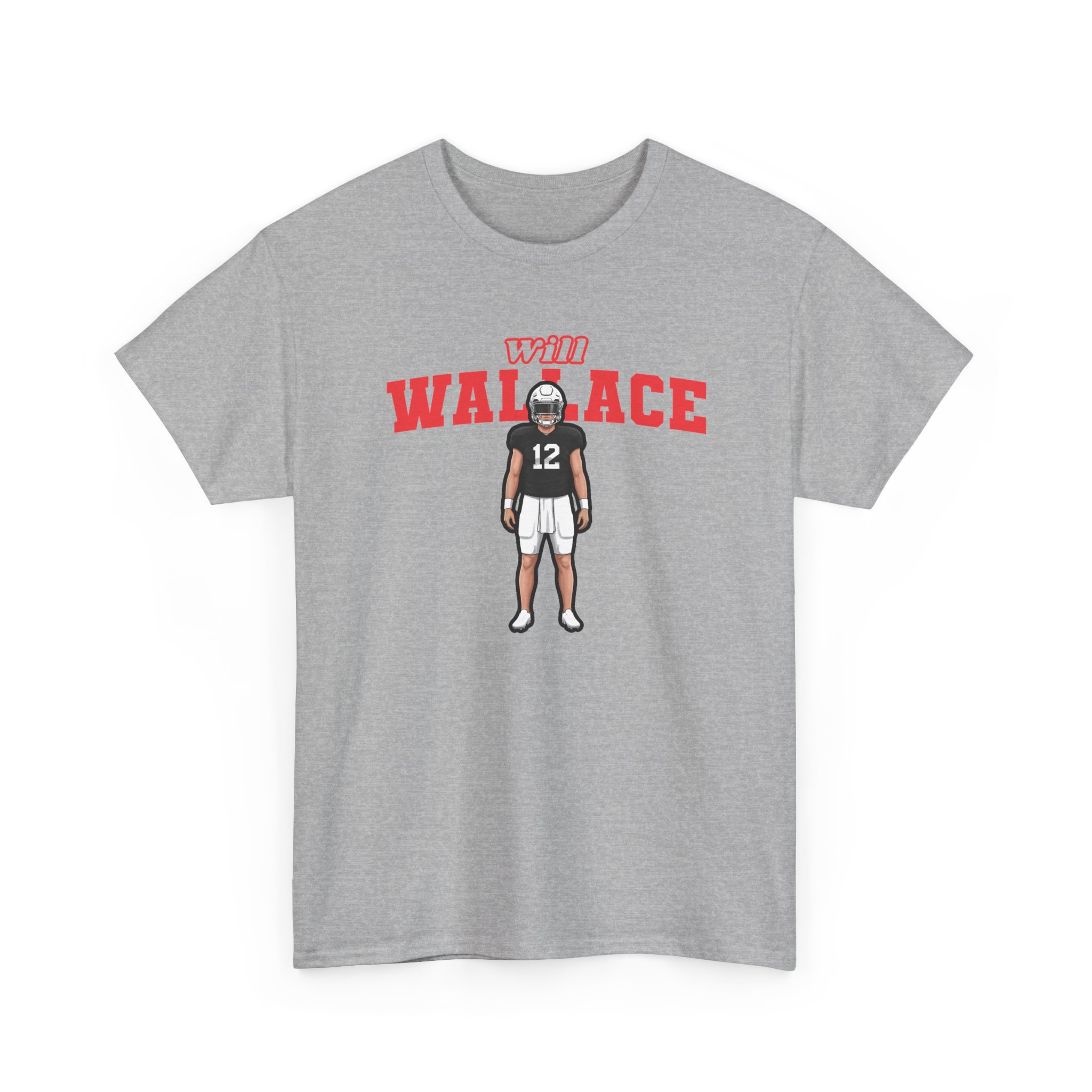 Tee — character_name_arch in Grey