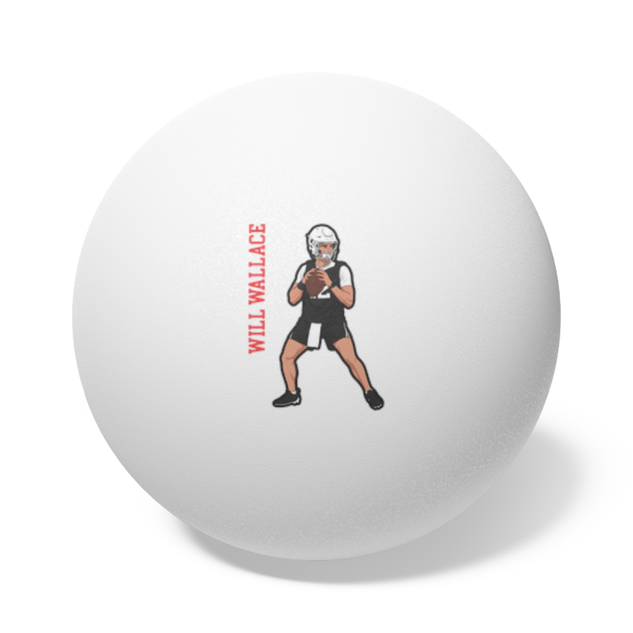 Ping Pong Balls, 6 pcs — character_name_vertical in White