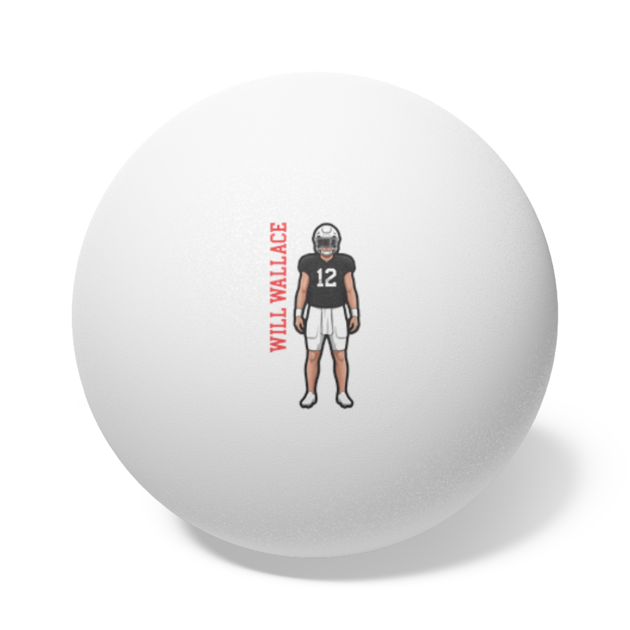 Ping Pong Balls, 6 pcs — character_name_vertical in White