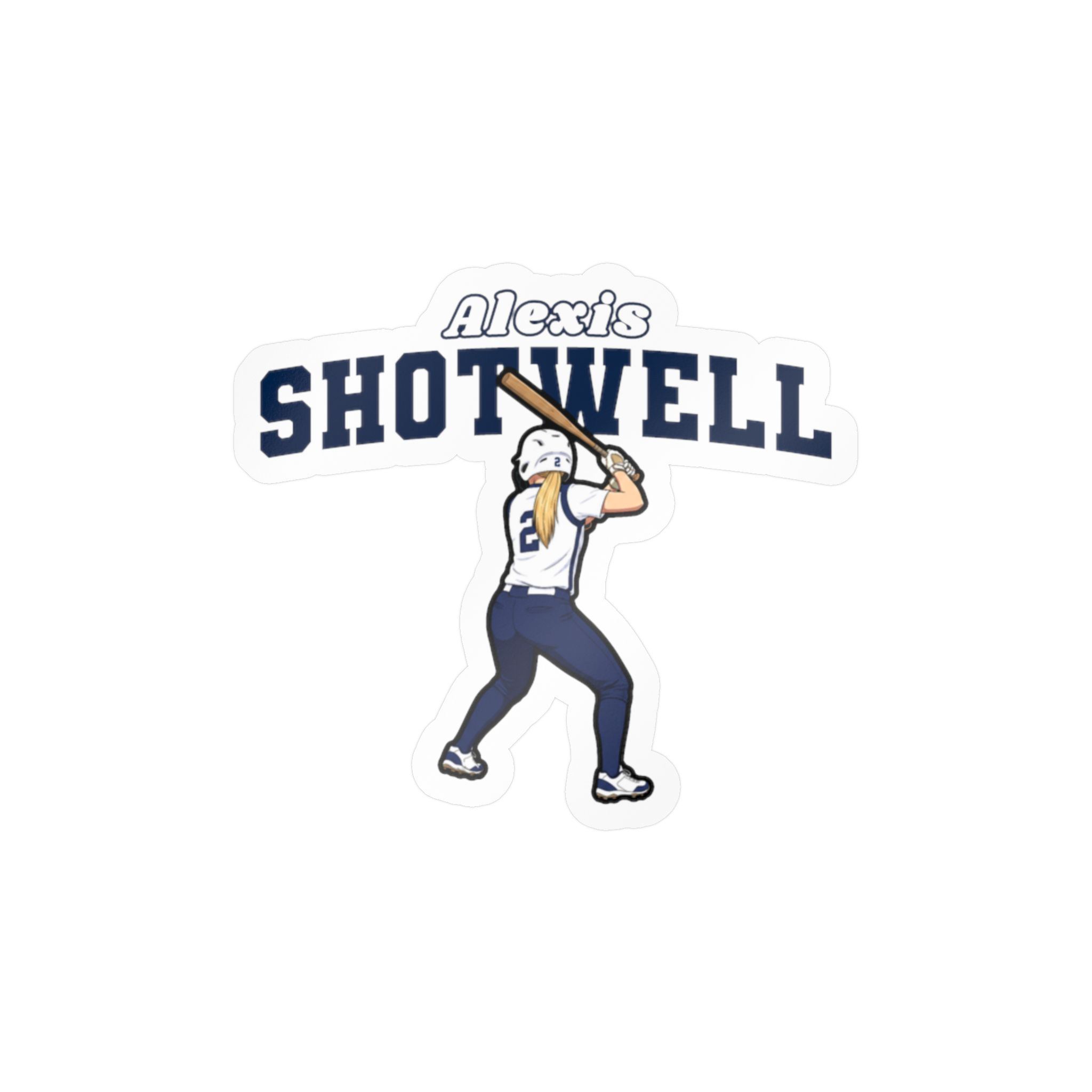 Vinyl Sticker — character_name_arch in Classic