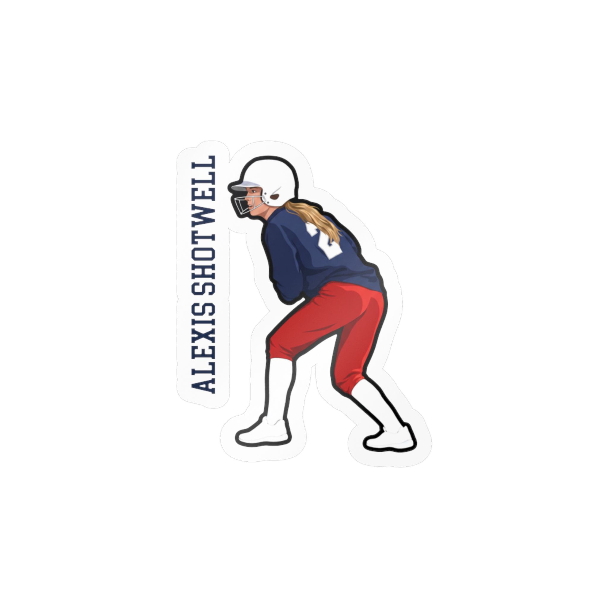 Vinyl Sticker — character_name_vertical in Classic