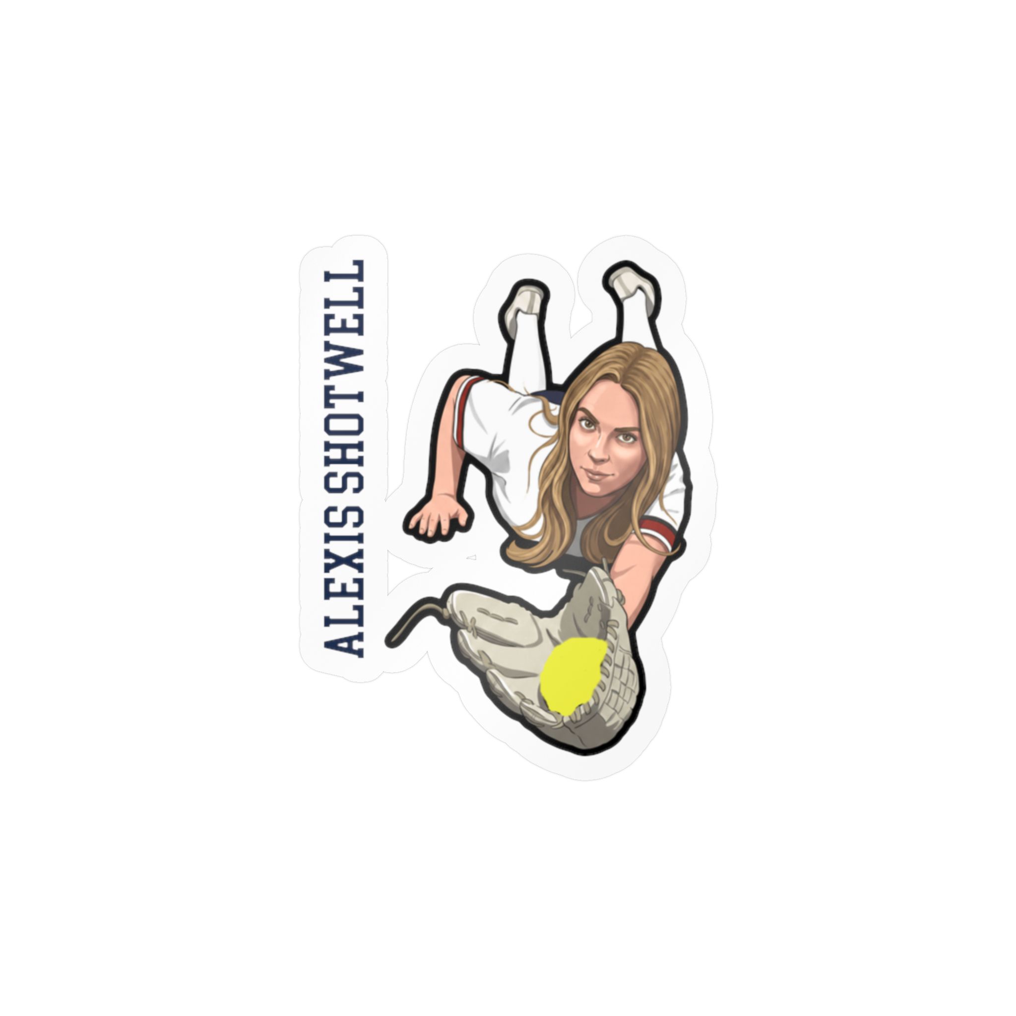 Vinyl Sticker — character_name_vertical in Classic