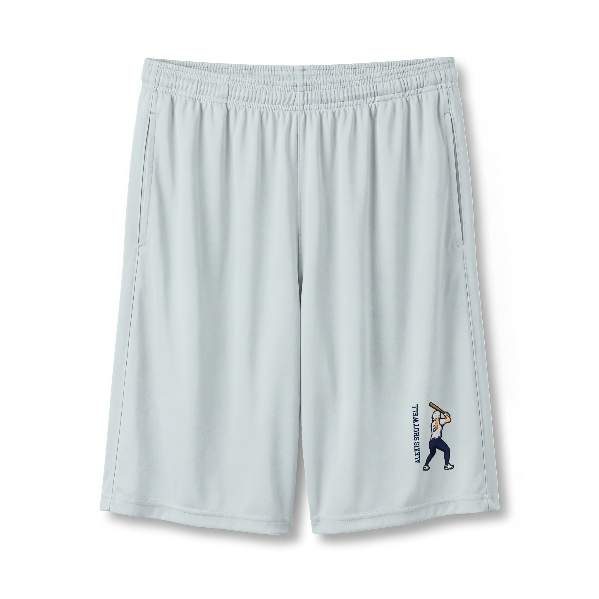 Shorts — character_name_vertical in Silver