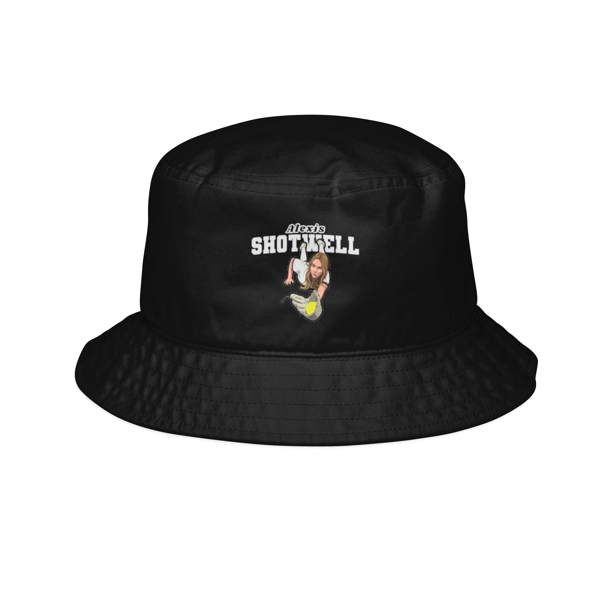 Bucket Hat — character_name_arch in Black