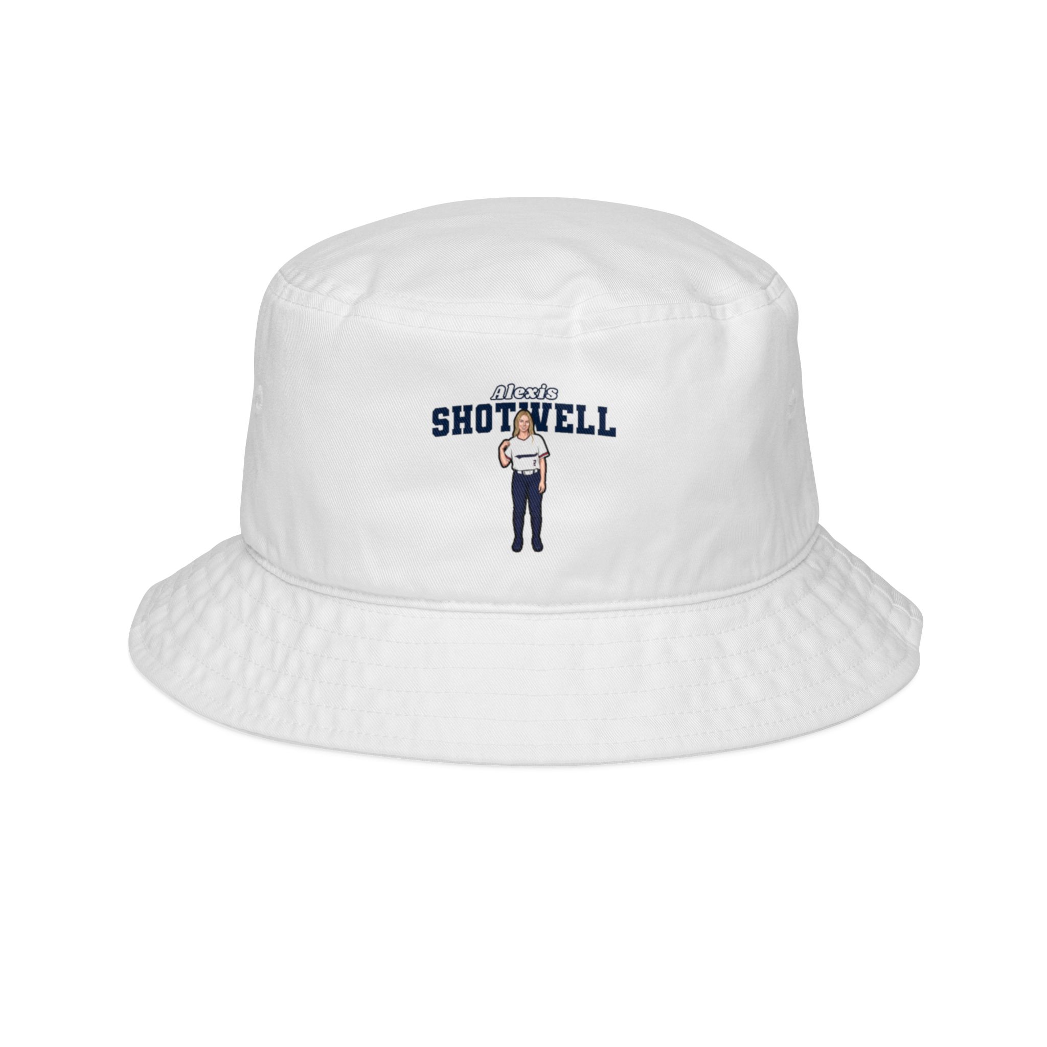 Bucket Hat — character_name_arch in White