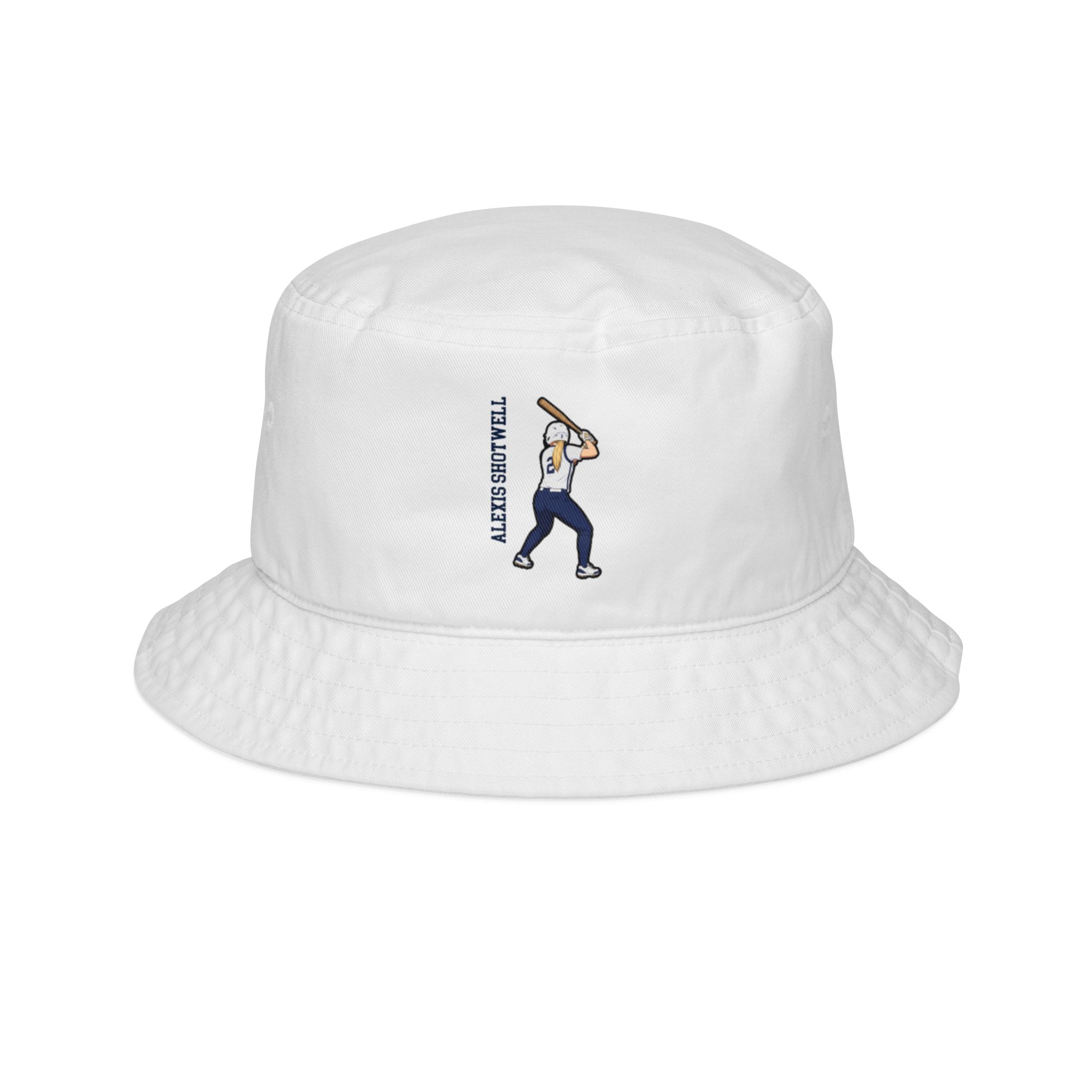 Bucket Hat — character_name_vertical in White