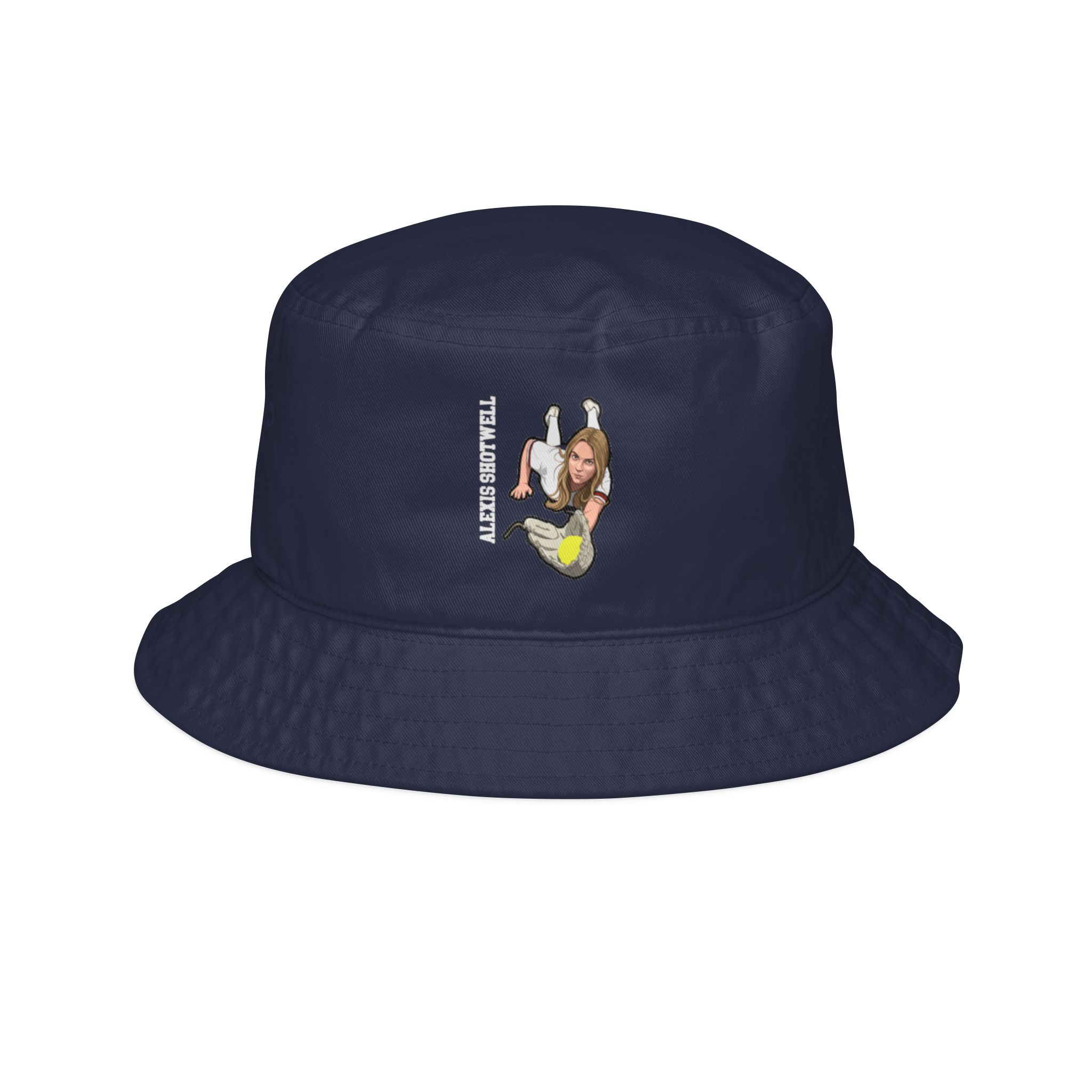 Bucket Hat — character_name_vertical in Navy