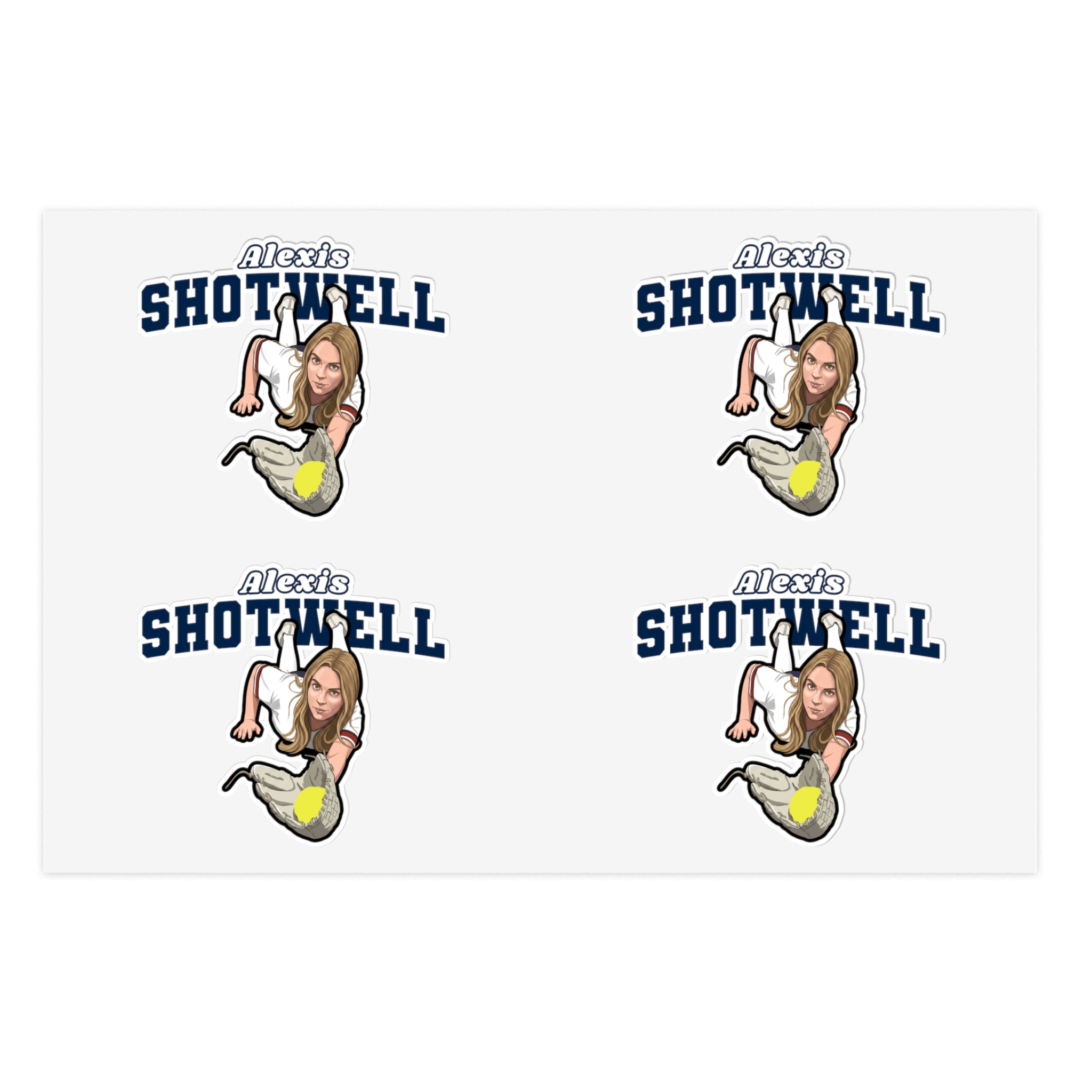 Sticker Sheet — character_name_arch in Classic