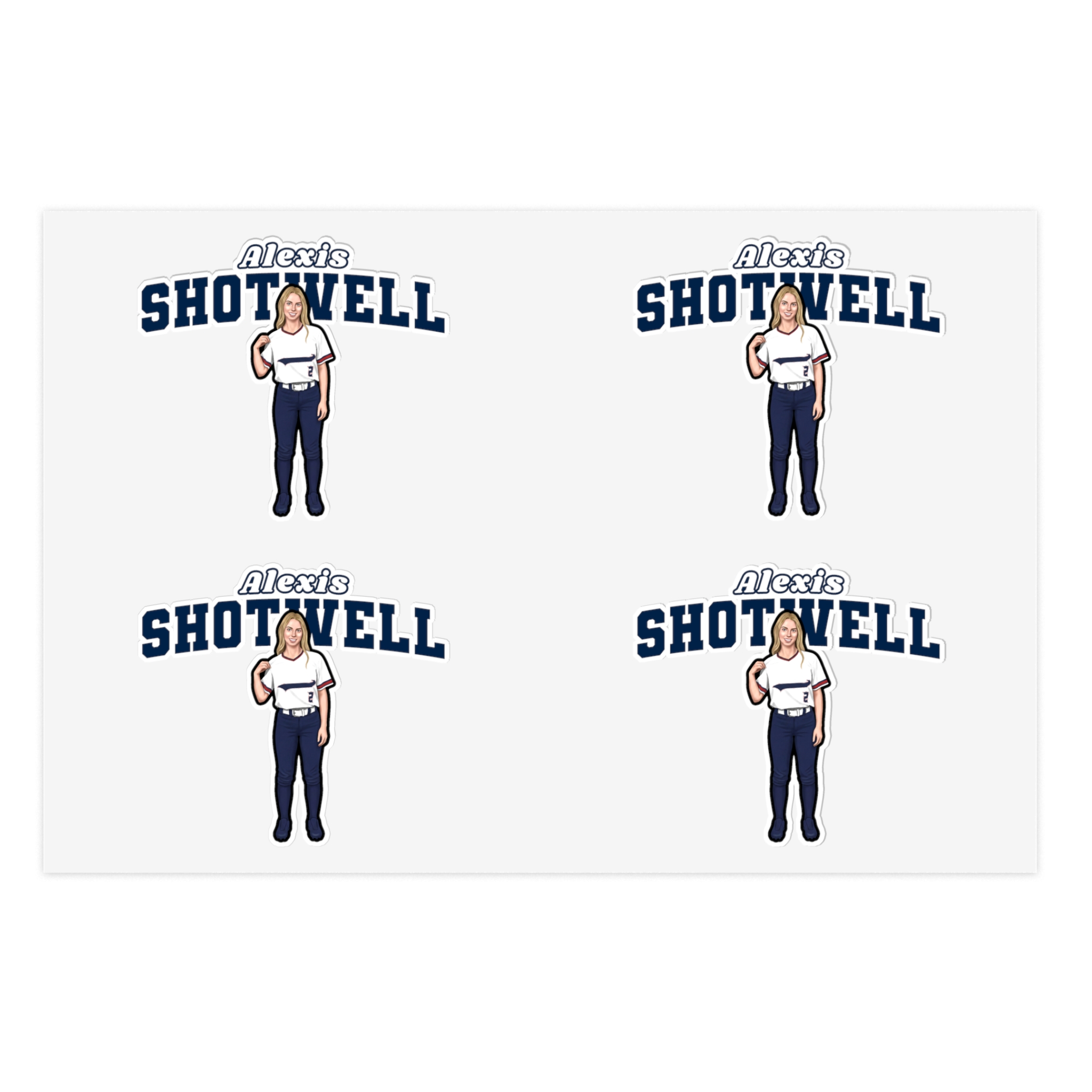 Sticker Sheet — character_name_arch in Classic