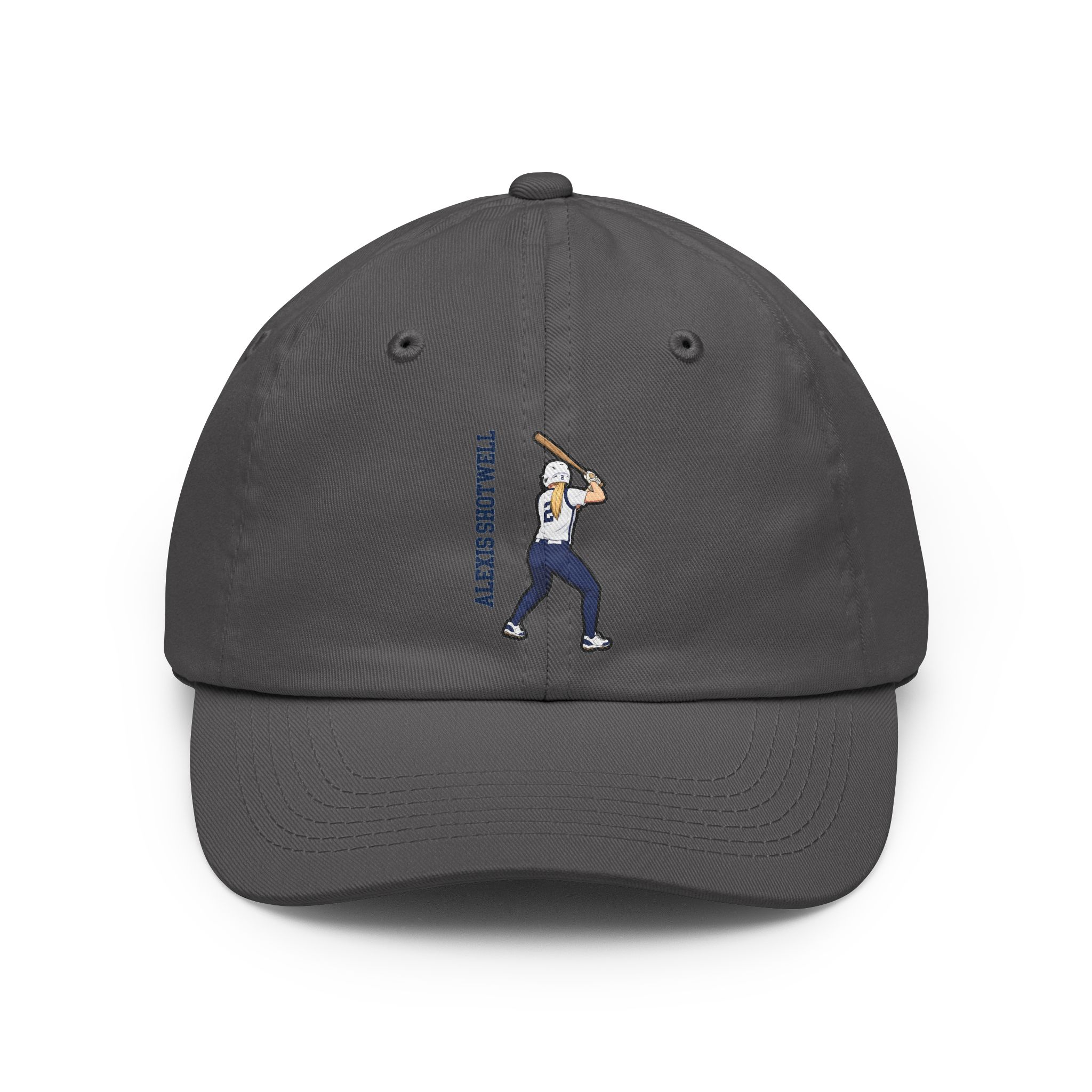 Classic Cap — character_name_vertical in Grey