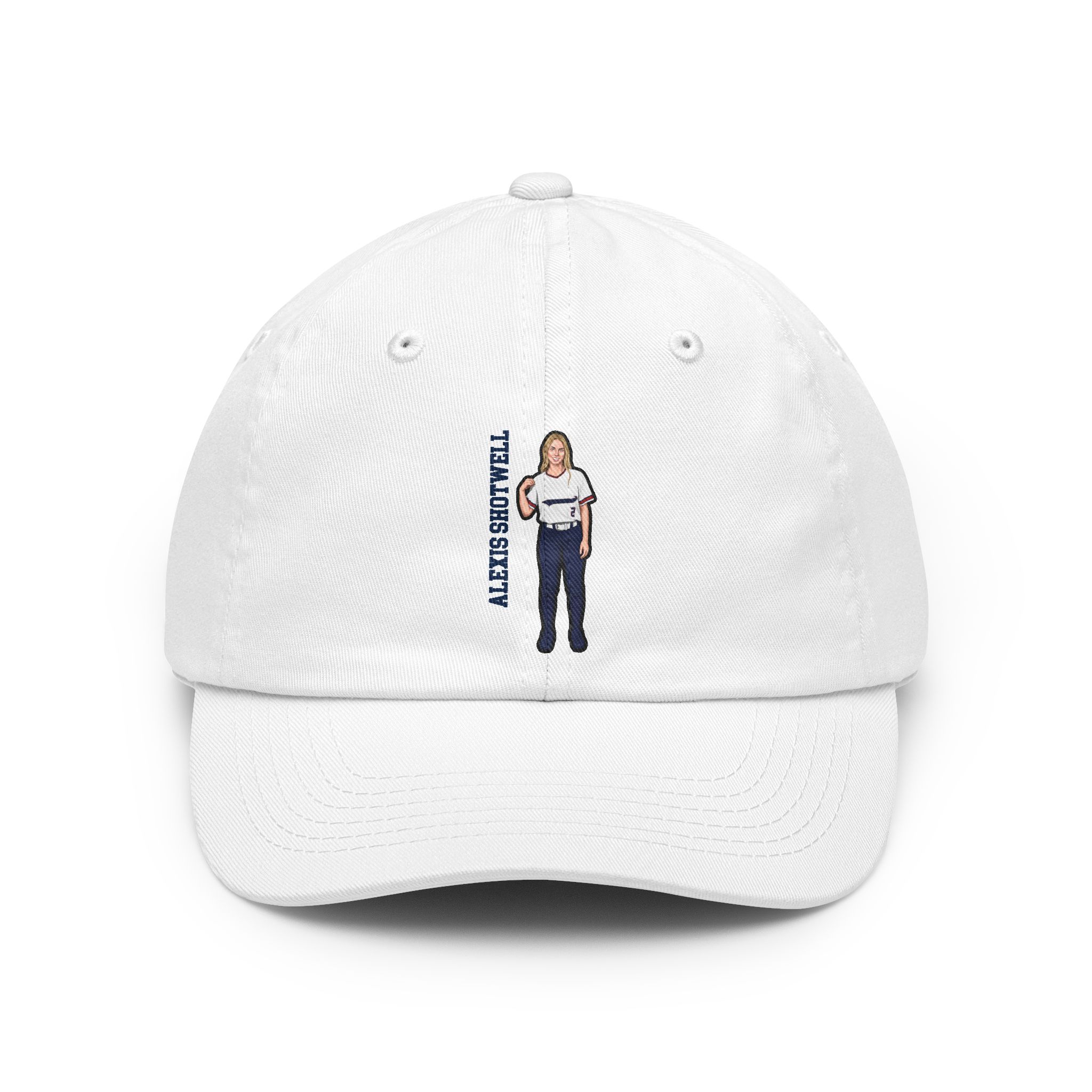 Classic Cap — character_name_vertical in White
