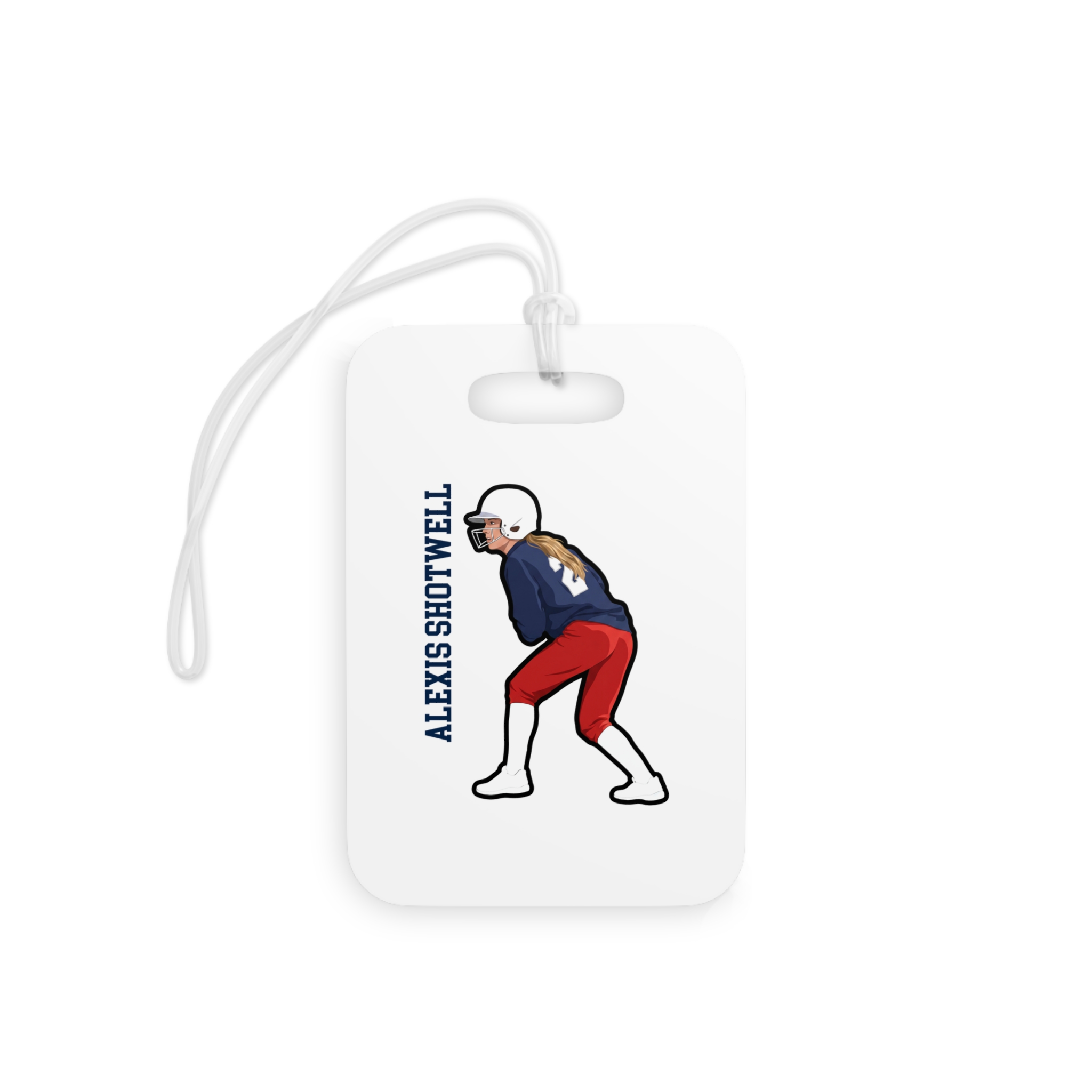 Bag Tag — character_name_vertical in Classic